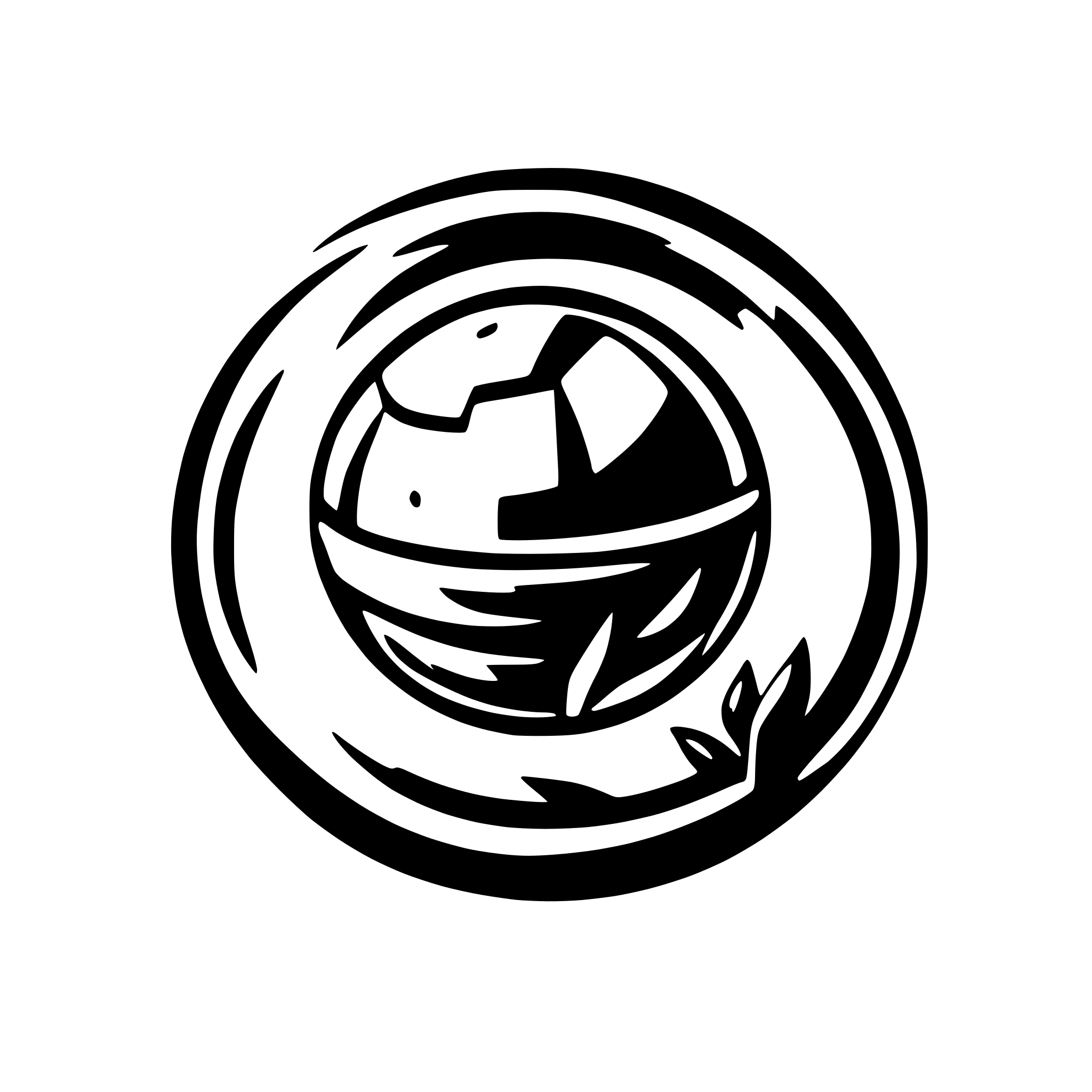 AI-generated SVG of a mystic sphere