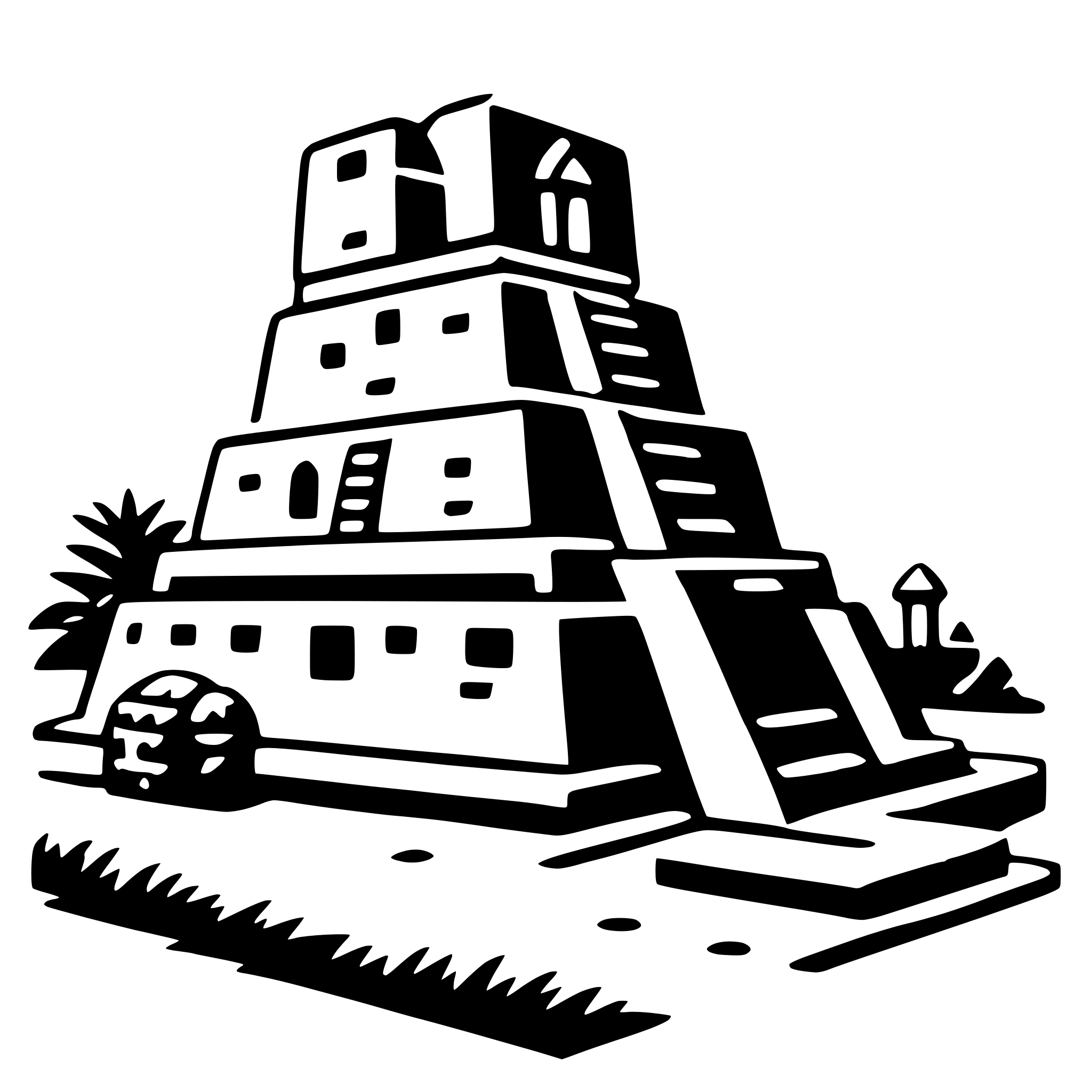 AI-generated SVG of 'tikal'