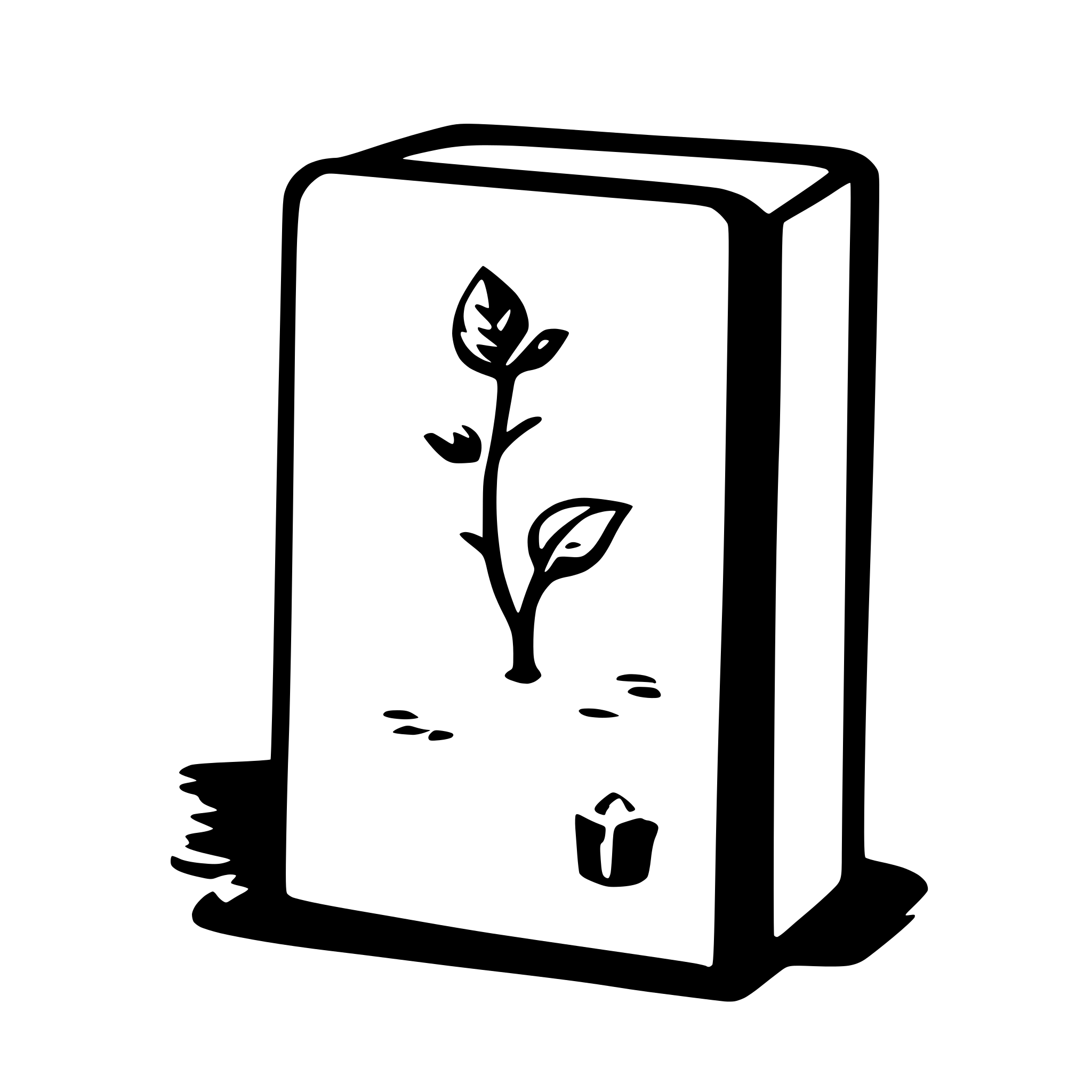 AI-generated SVG of a book