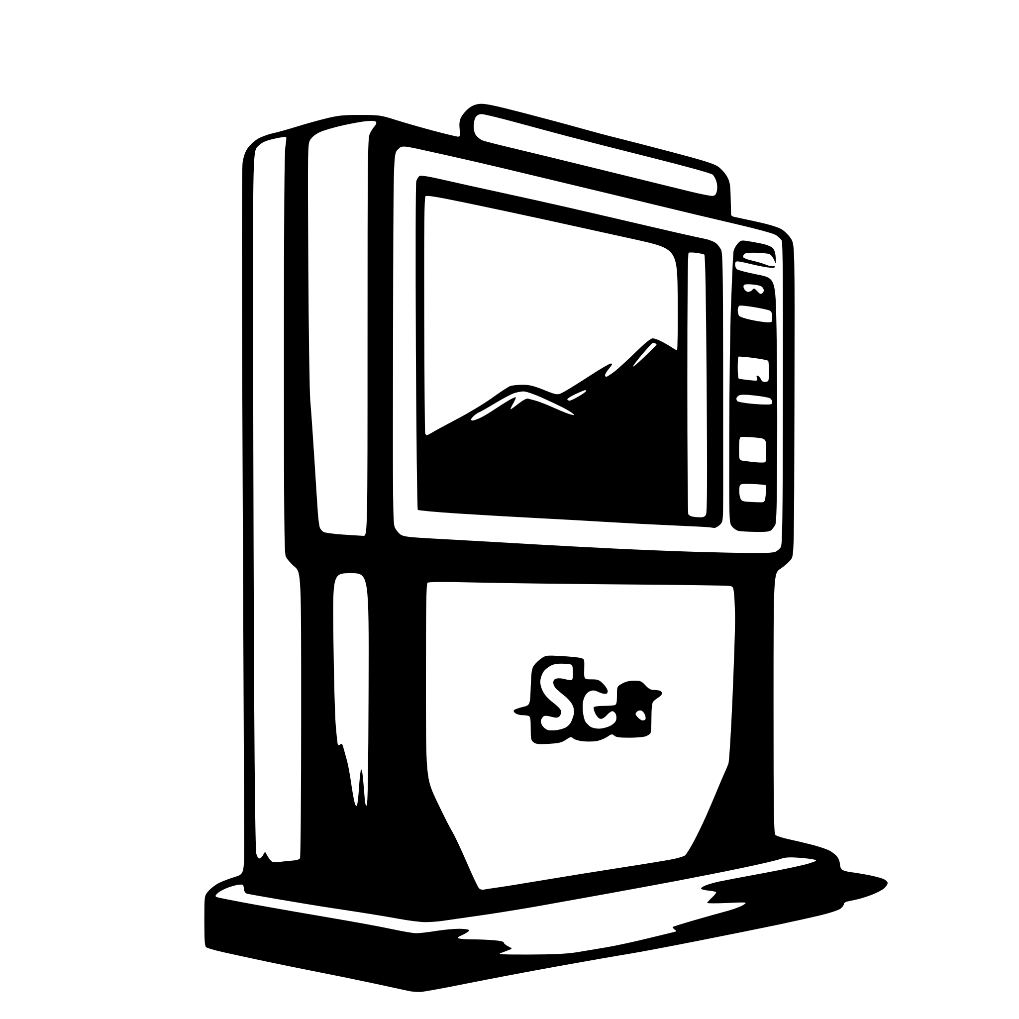 AI-generated SVG of a digital signage