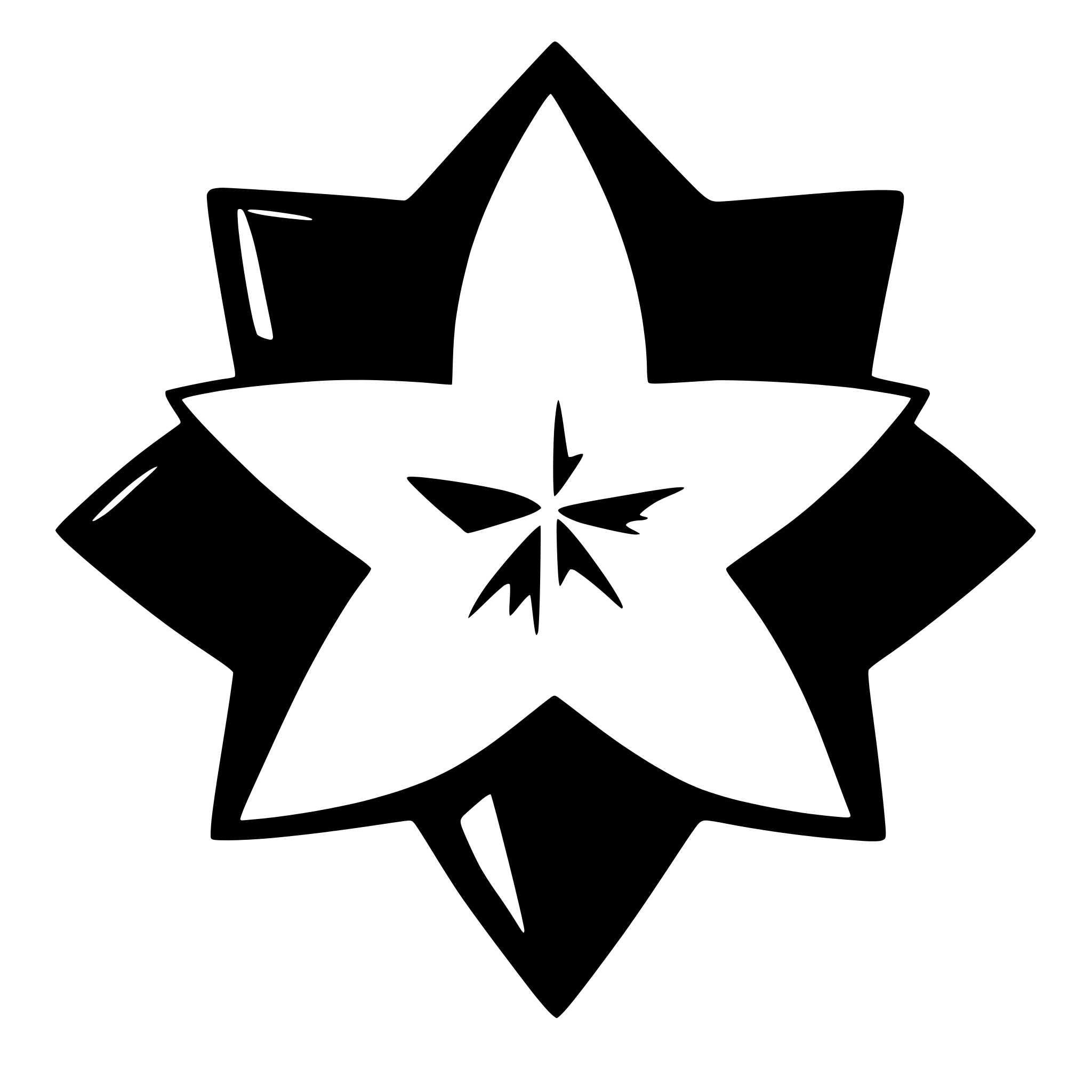 AI-generated SVG of a 4 pointed star