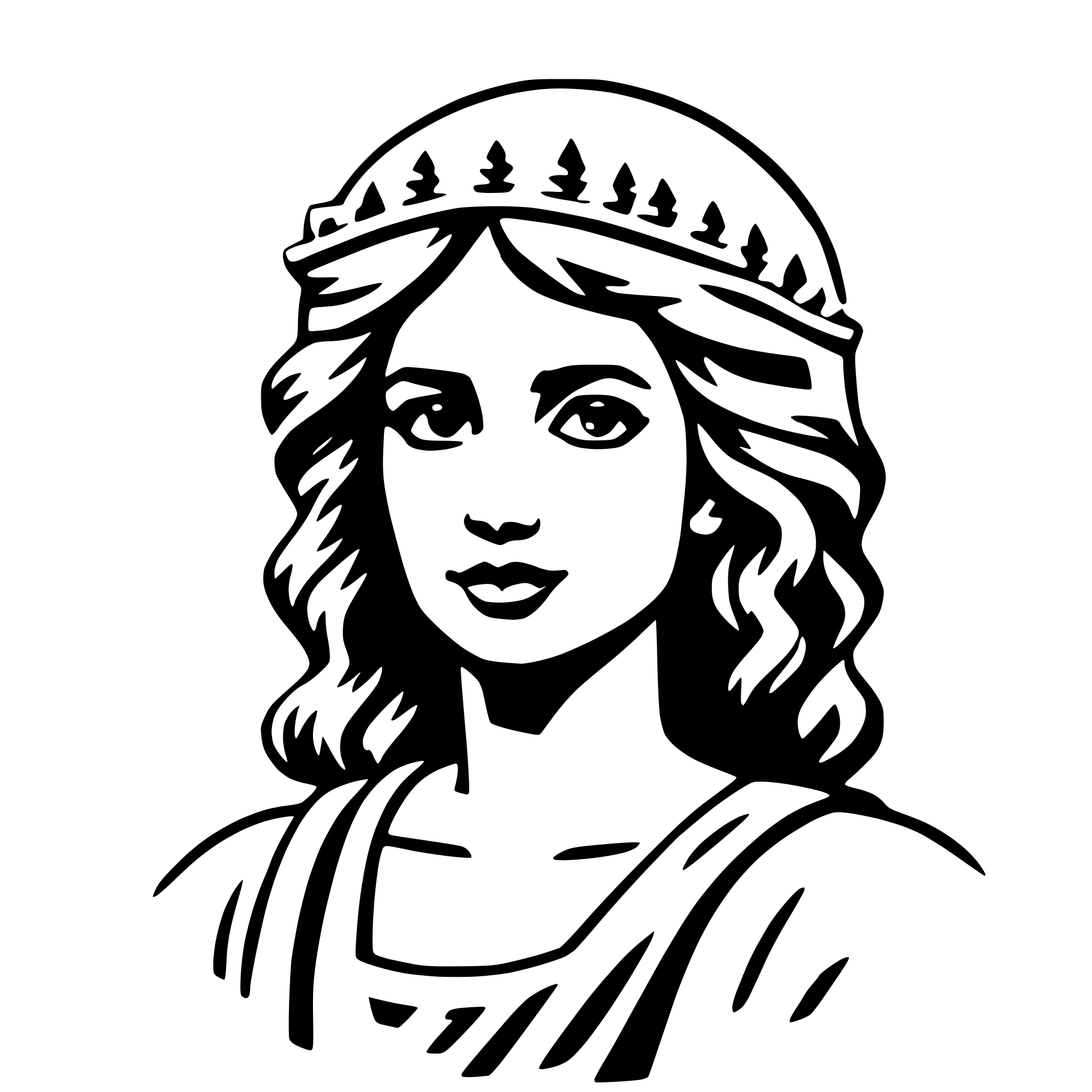 AI-generated SVG of a demeter