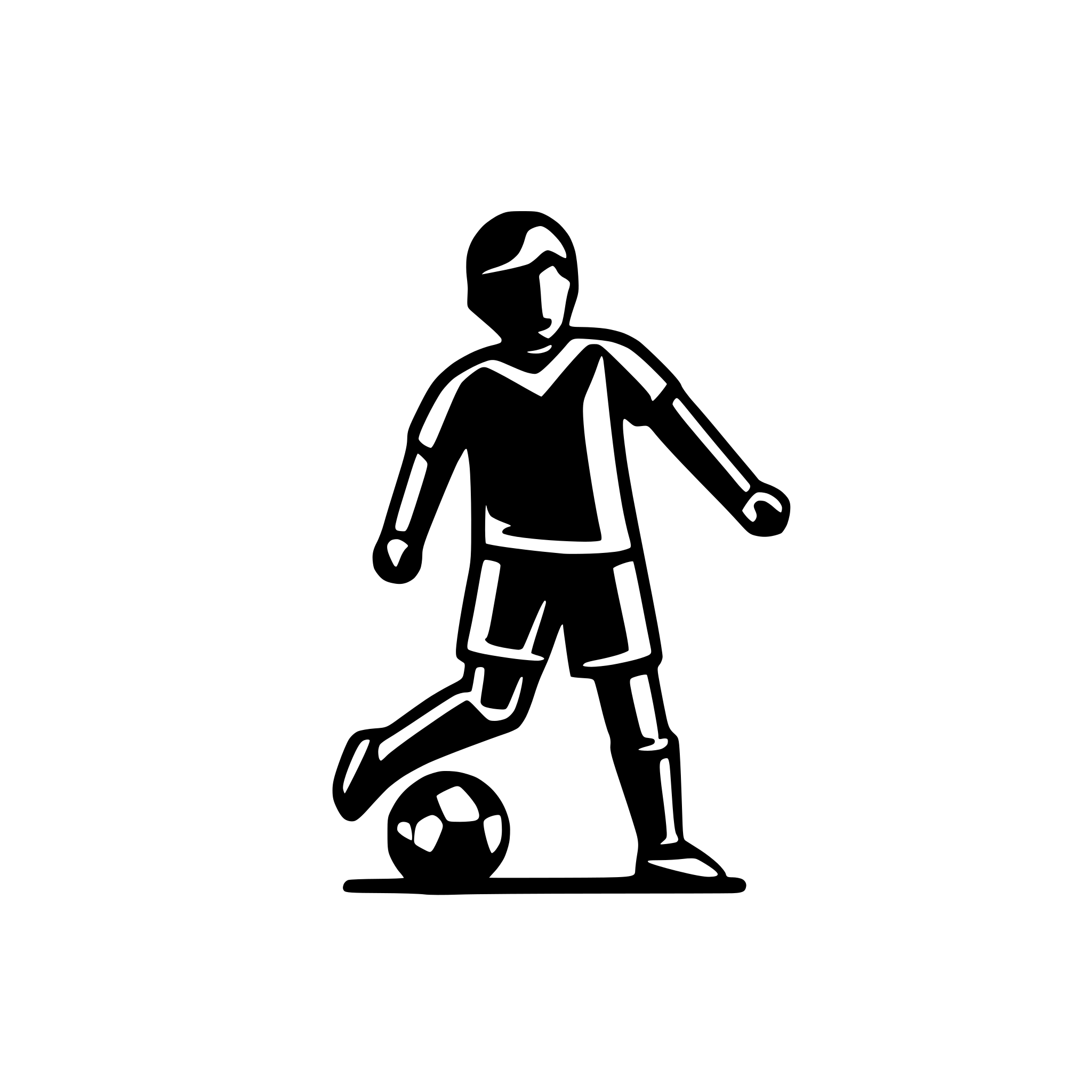 AI-generated SVG of 'soccer penalty kick. react-icon style'