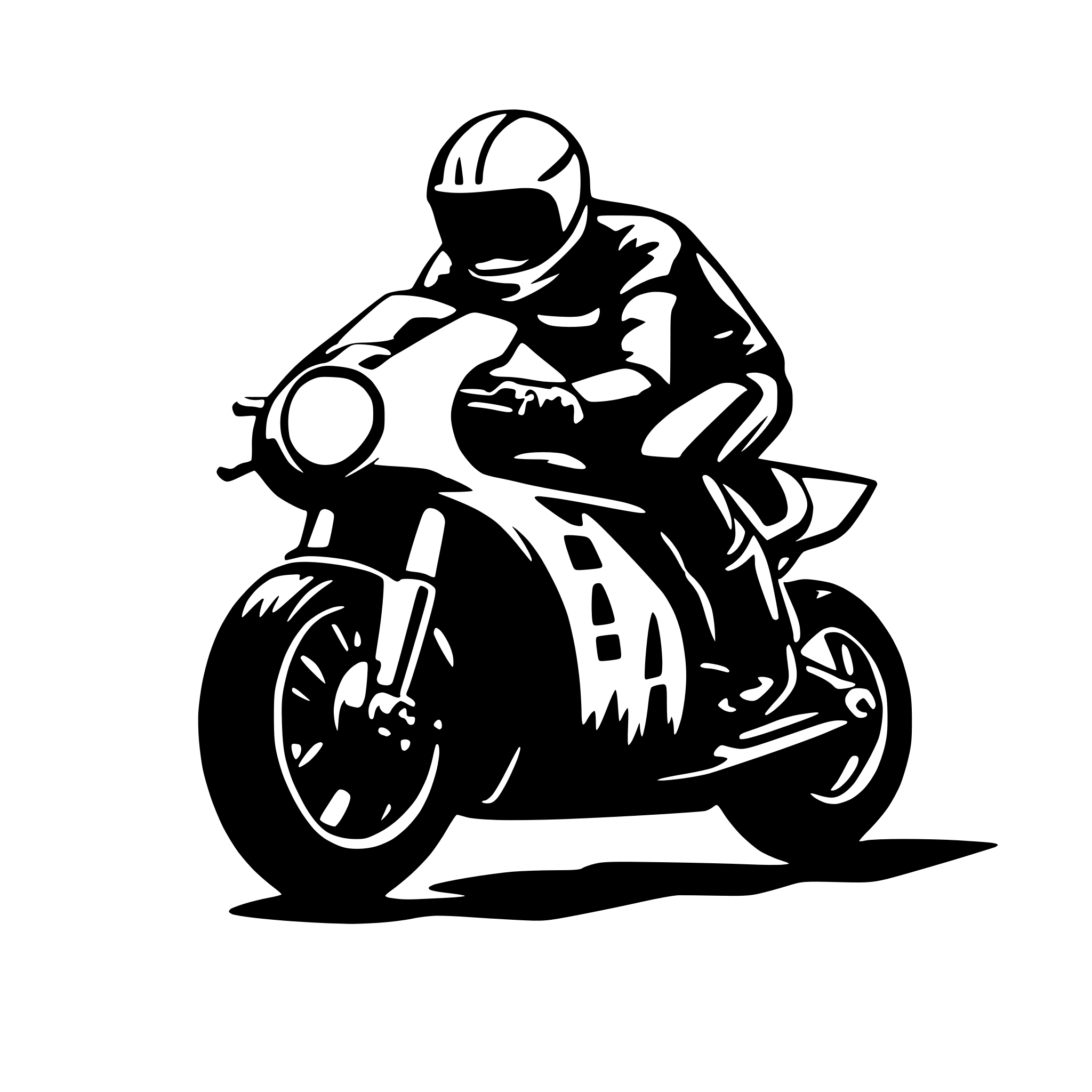 AI-generated SVG of 'Roadracing'