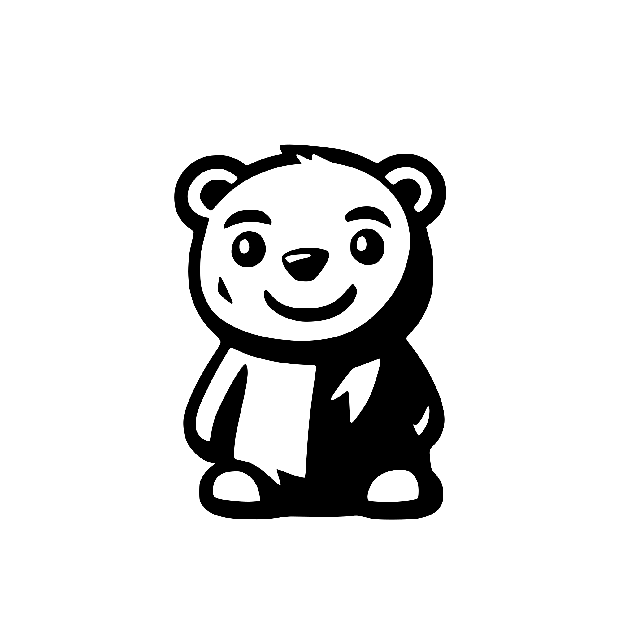 AI-generated SVG of a Cute bear icon inspired by Salesforce's Cody the bear mascot