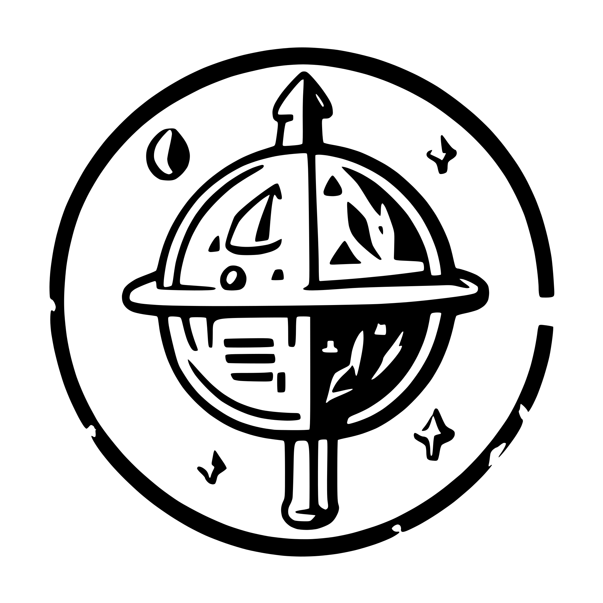 AI-generated SVG of 'medieval spacehip'