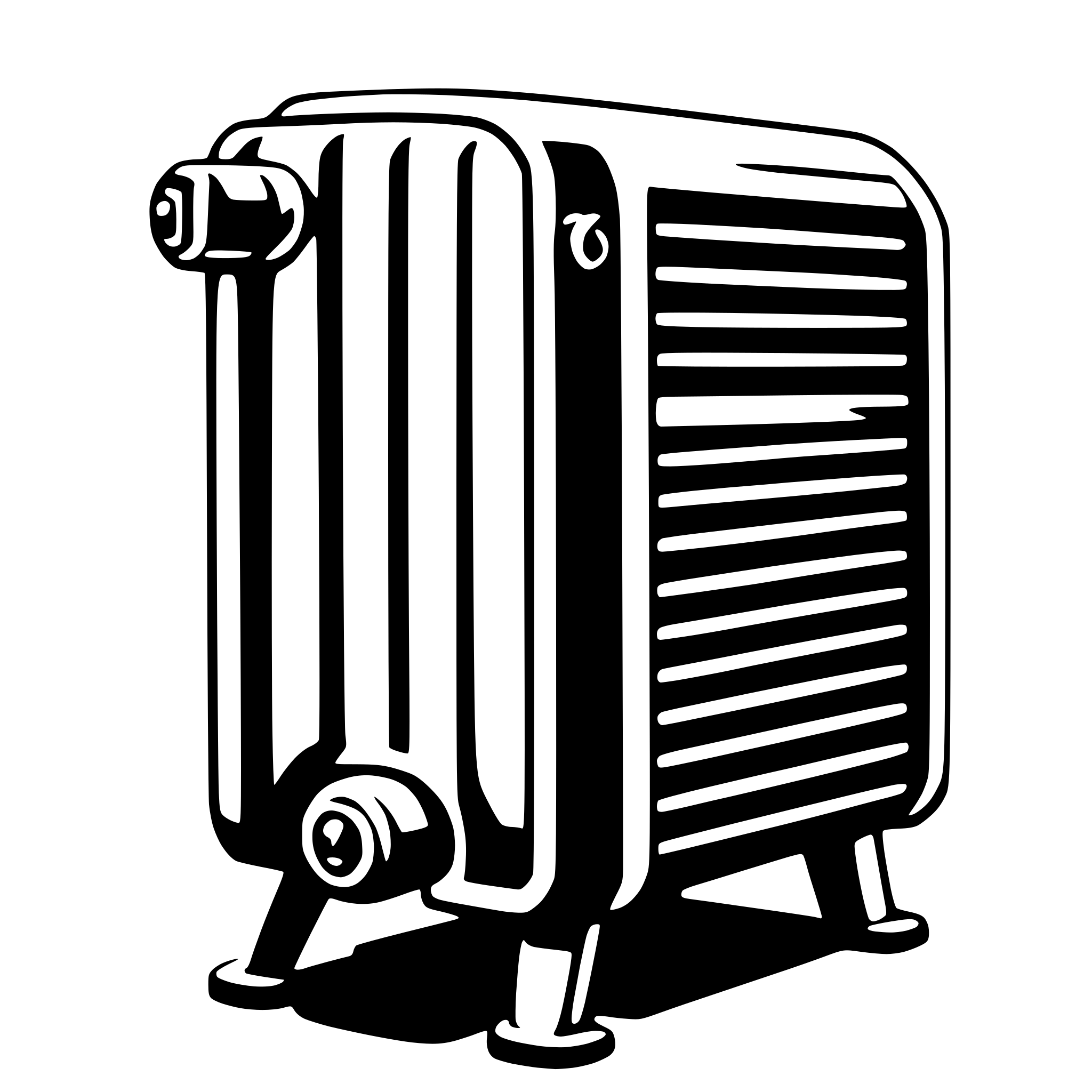 AI-generated SVG of a radiator