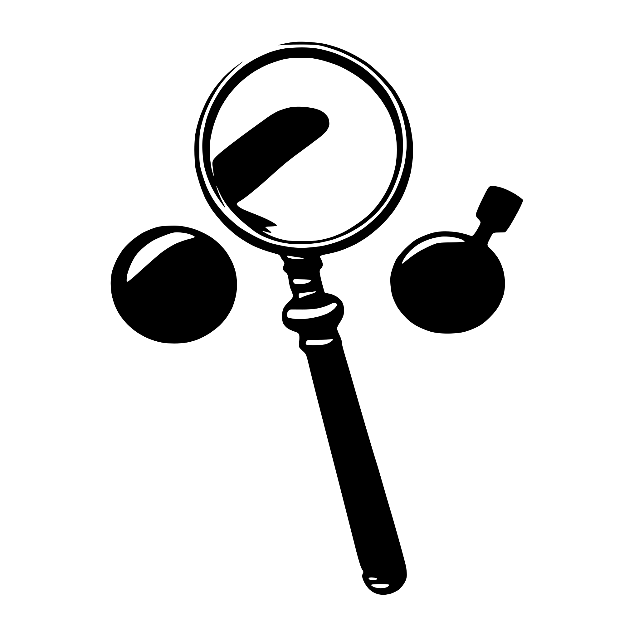 AI-generated SVG of 'magnifying glass'
