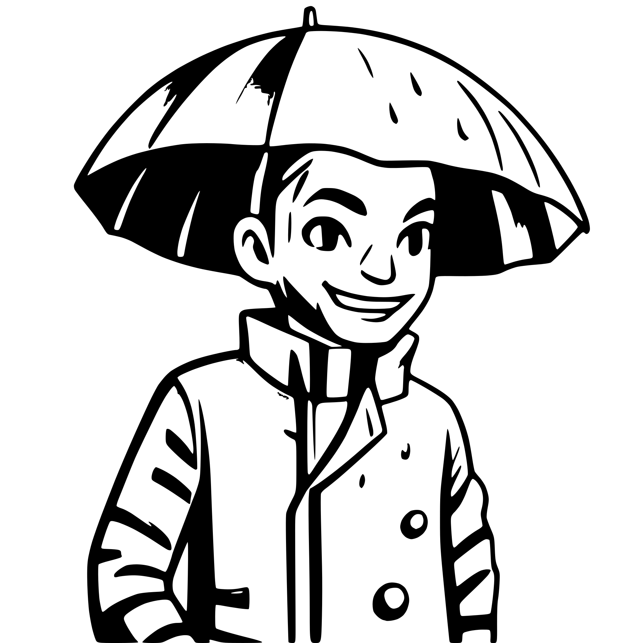 AI-generated SVG of 'bald weatherman'