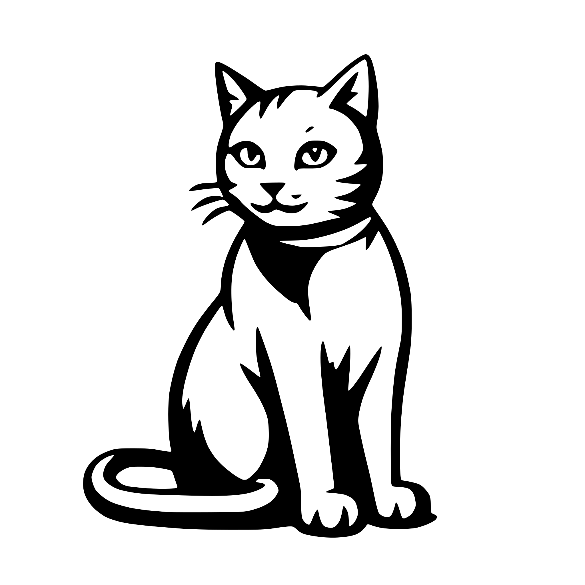AI-generated SVG of 'minimal cat icon'