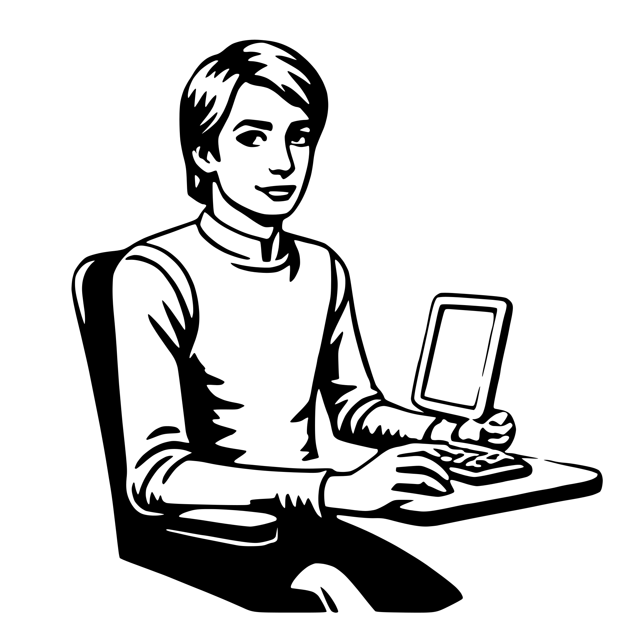 AI-generated SVG of 'programmer'