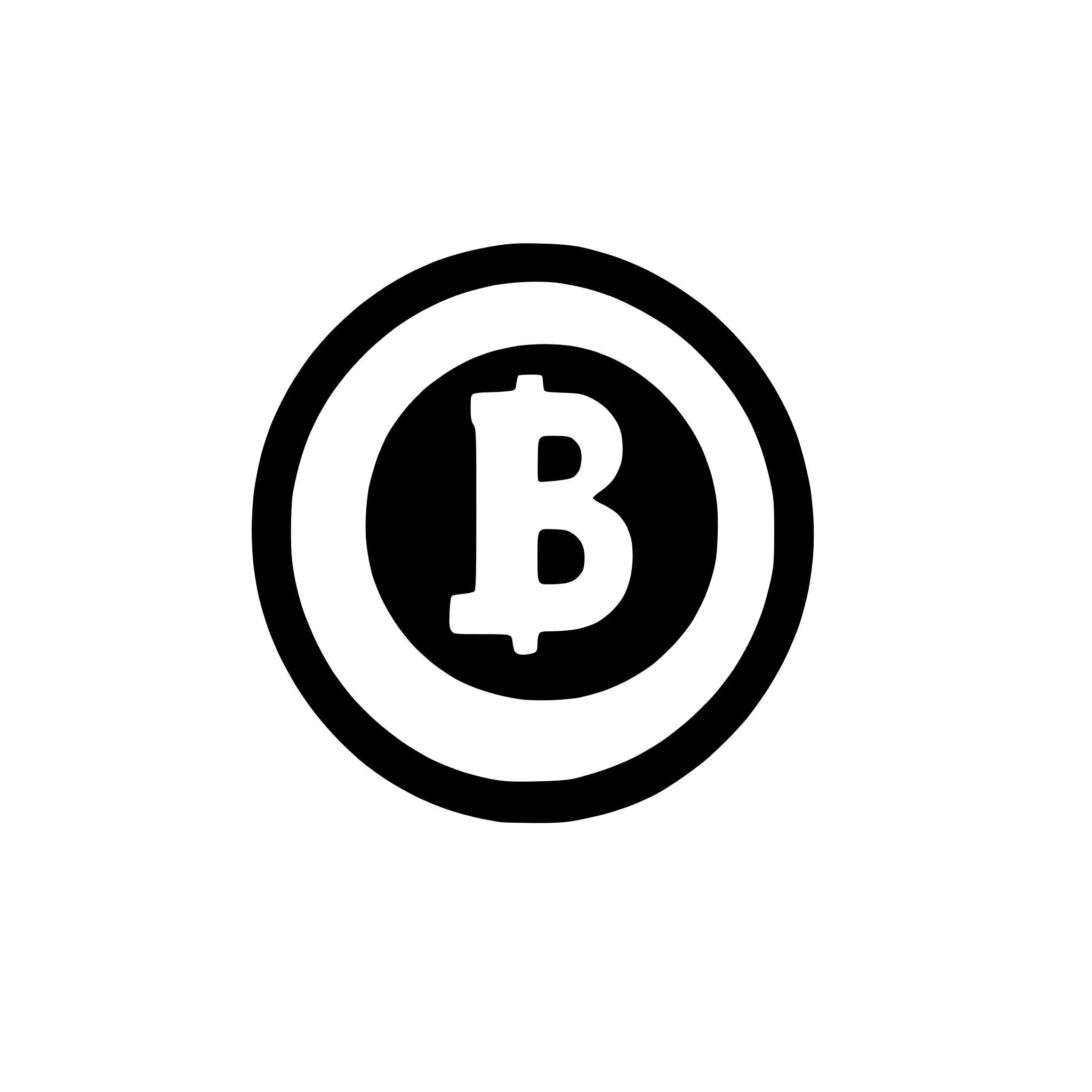 AI-generated SVG of a generate coin with B symbol