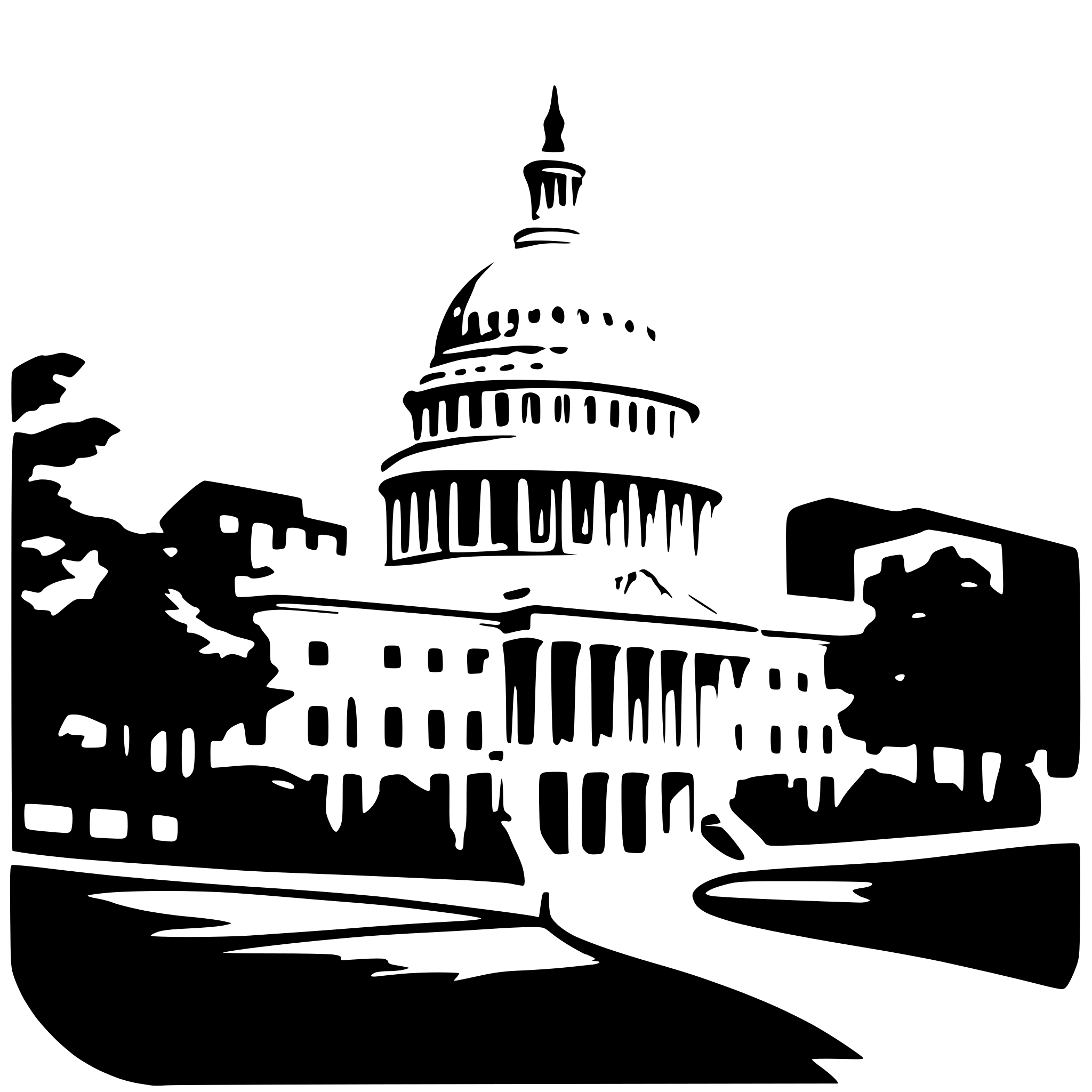 AI-generated SVG of 'USA congress building'