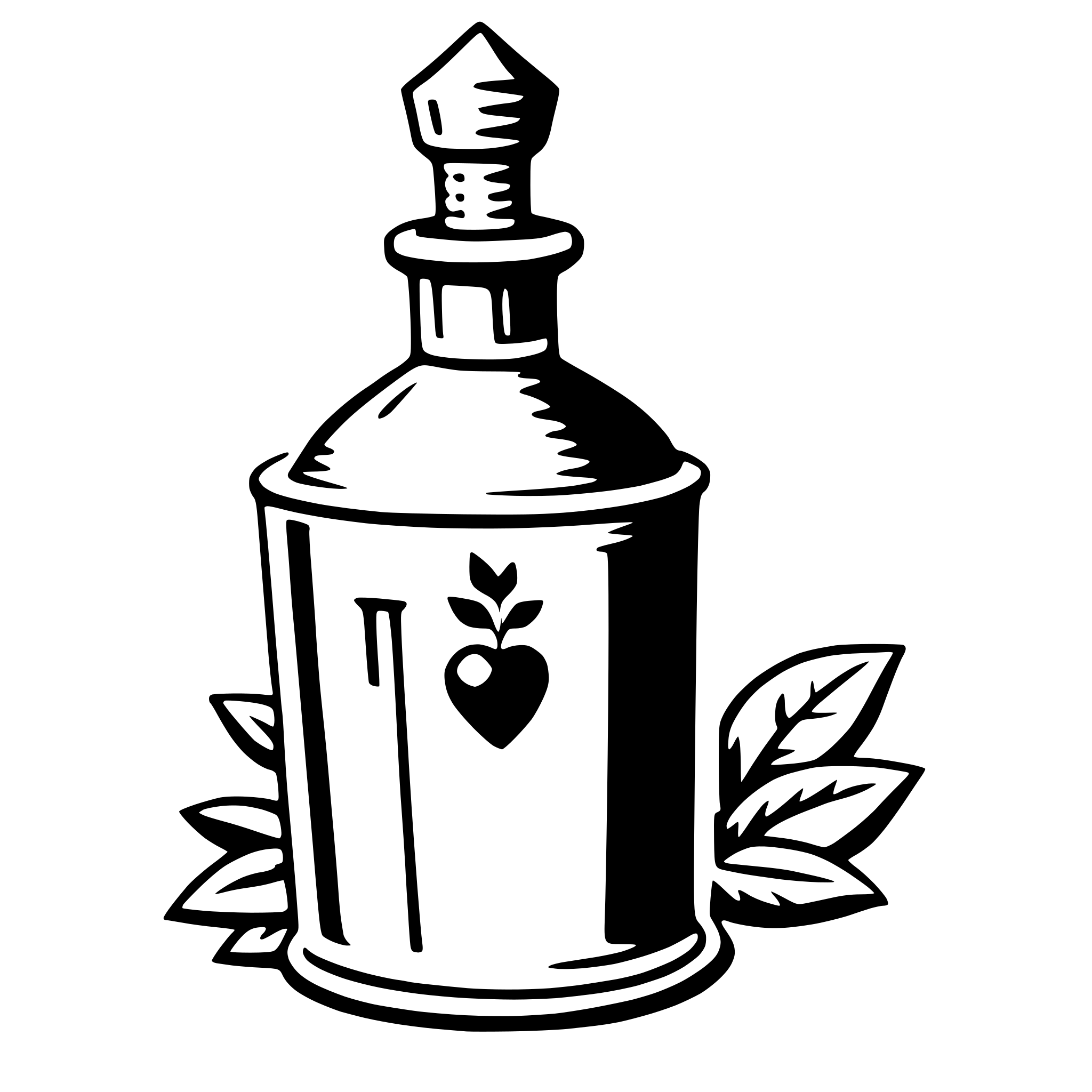 AI-generated SVG of a love potion bottle