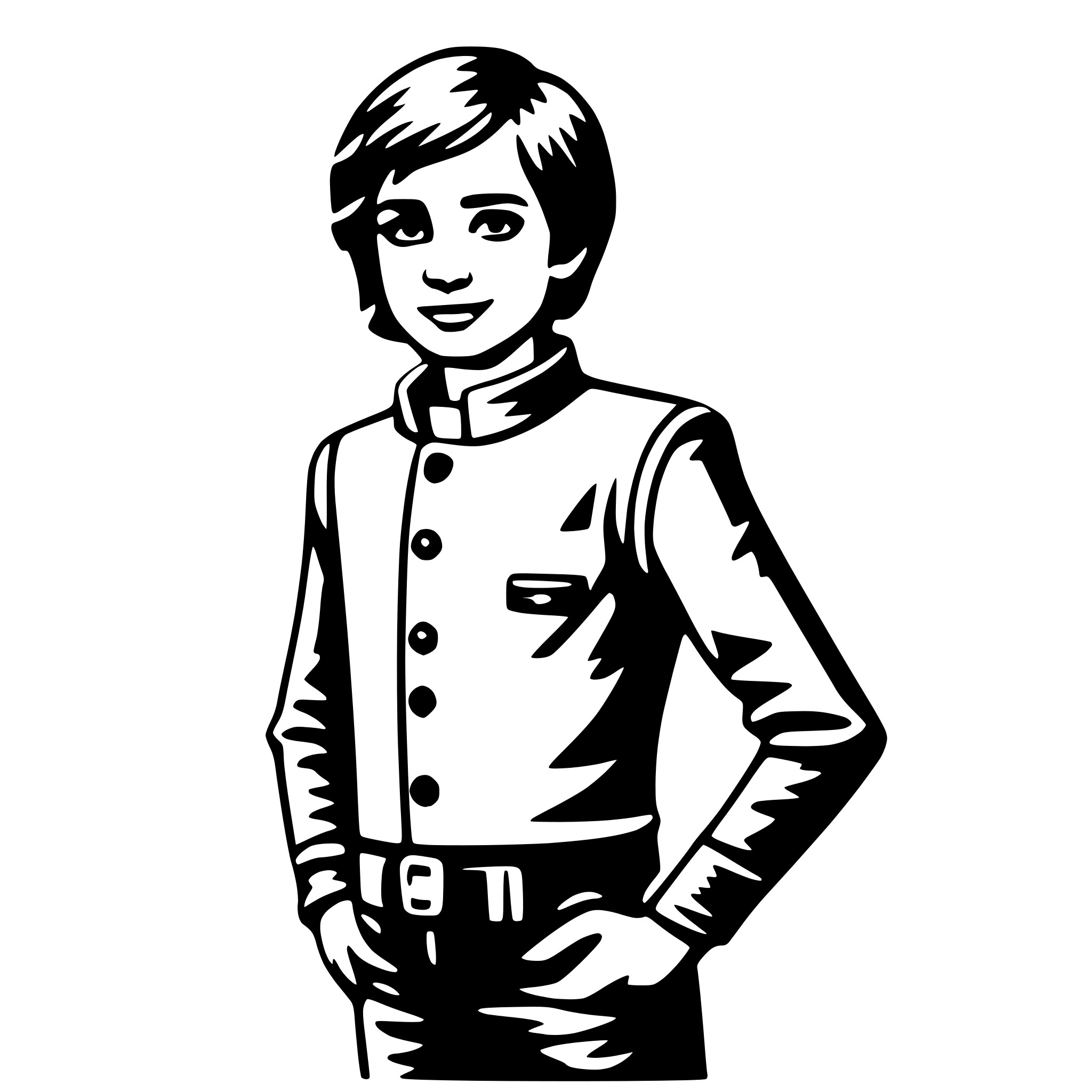 AI-generated SVG of 'boy'