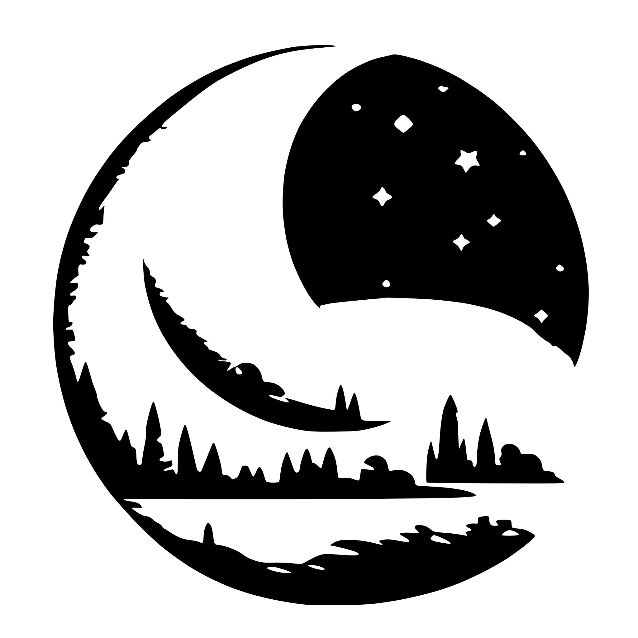AI-generated SVG of 'romantic moon'