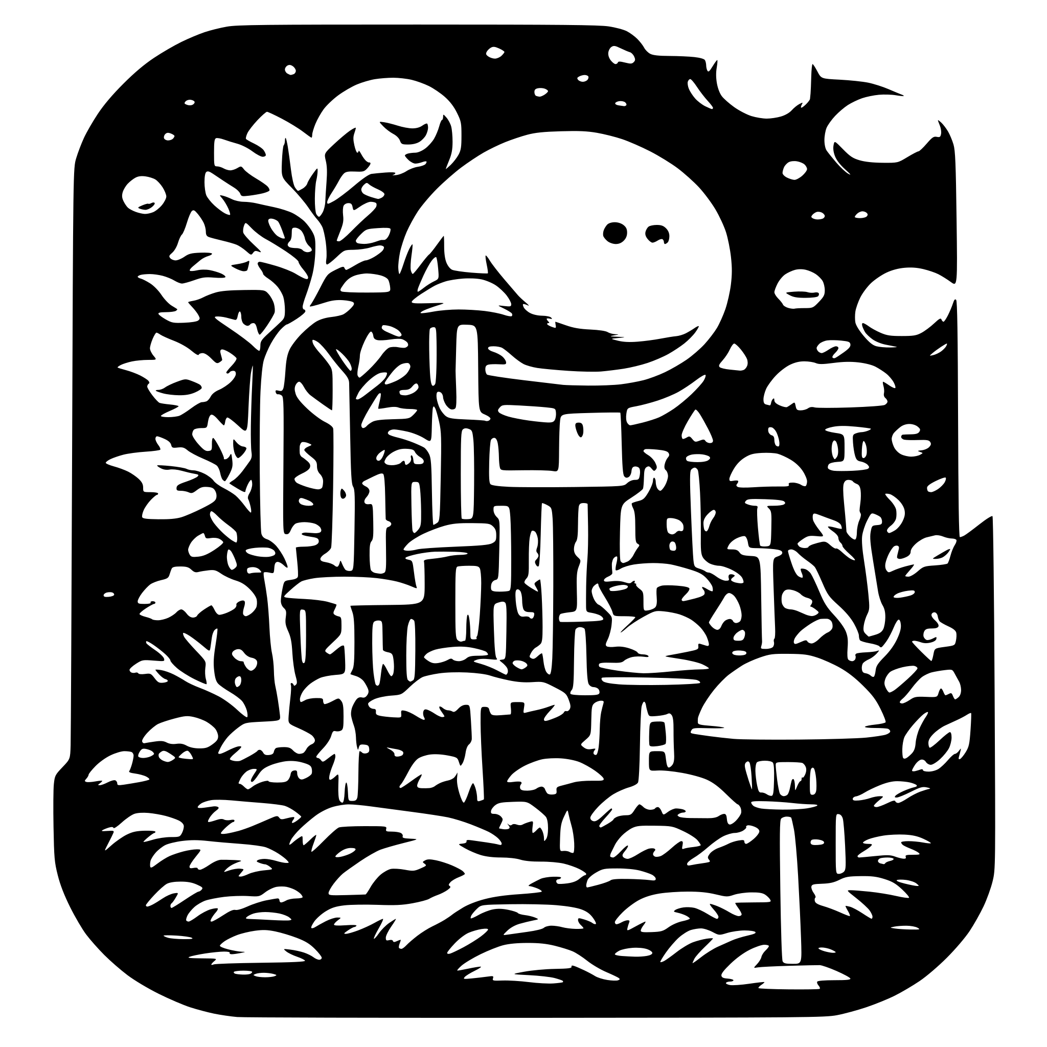 AI-generated SVG of 'space'
