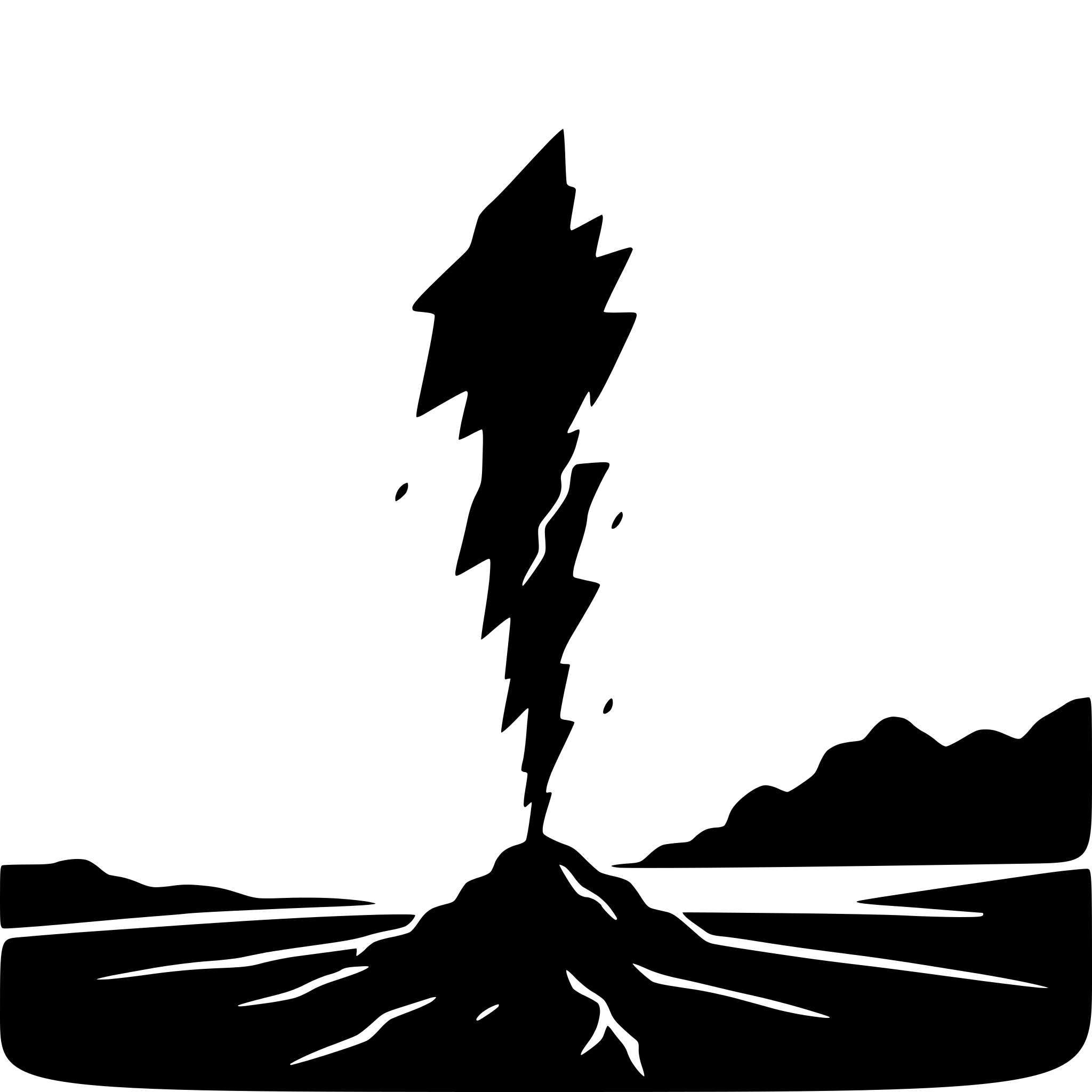 AI-generated SVG of 'lightning bolt striking ground'