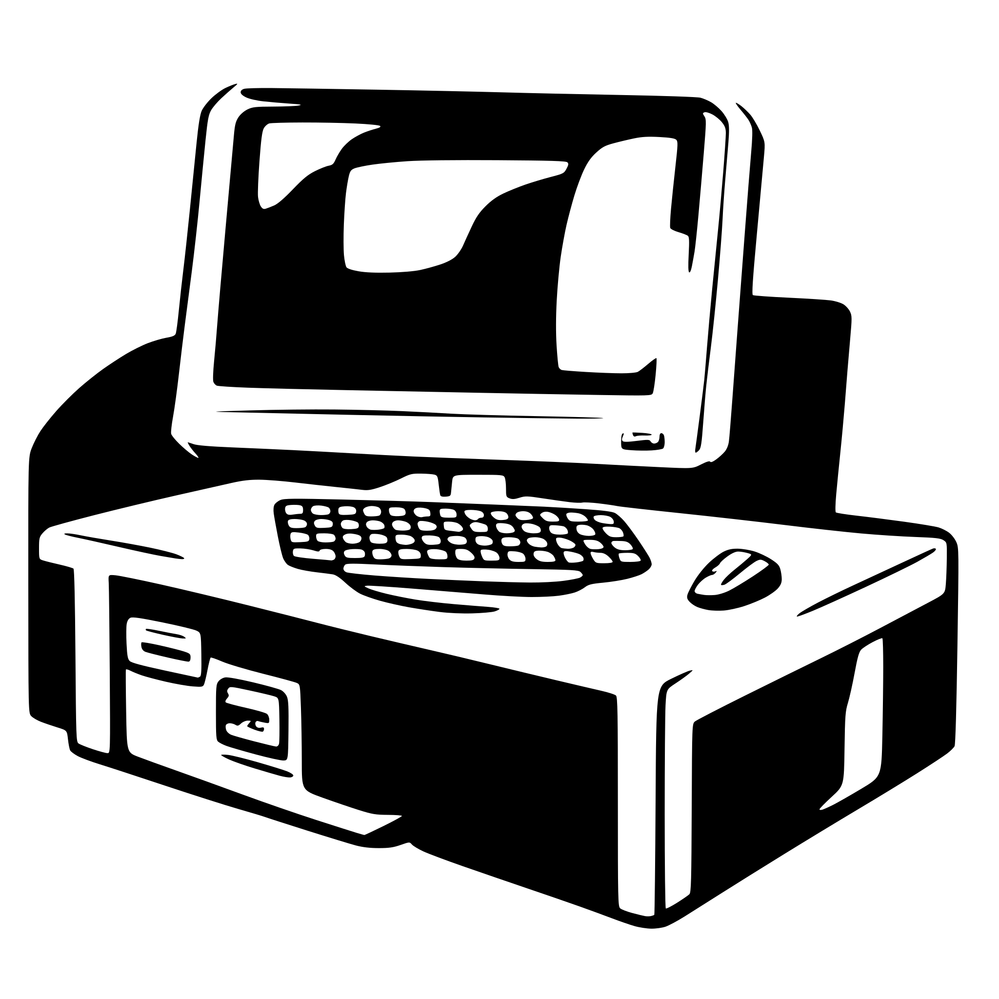 AI-generated SVG of 'computer'