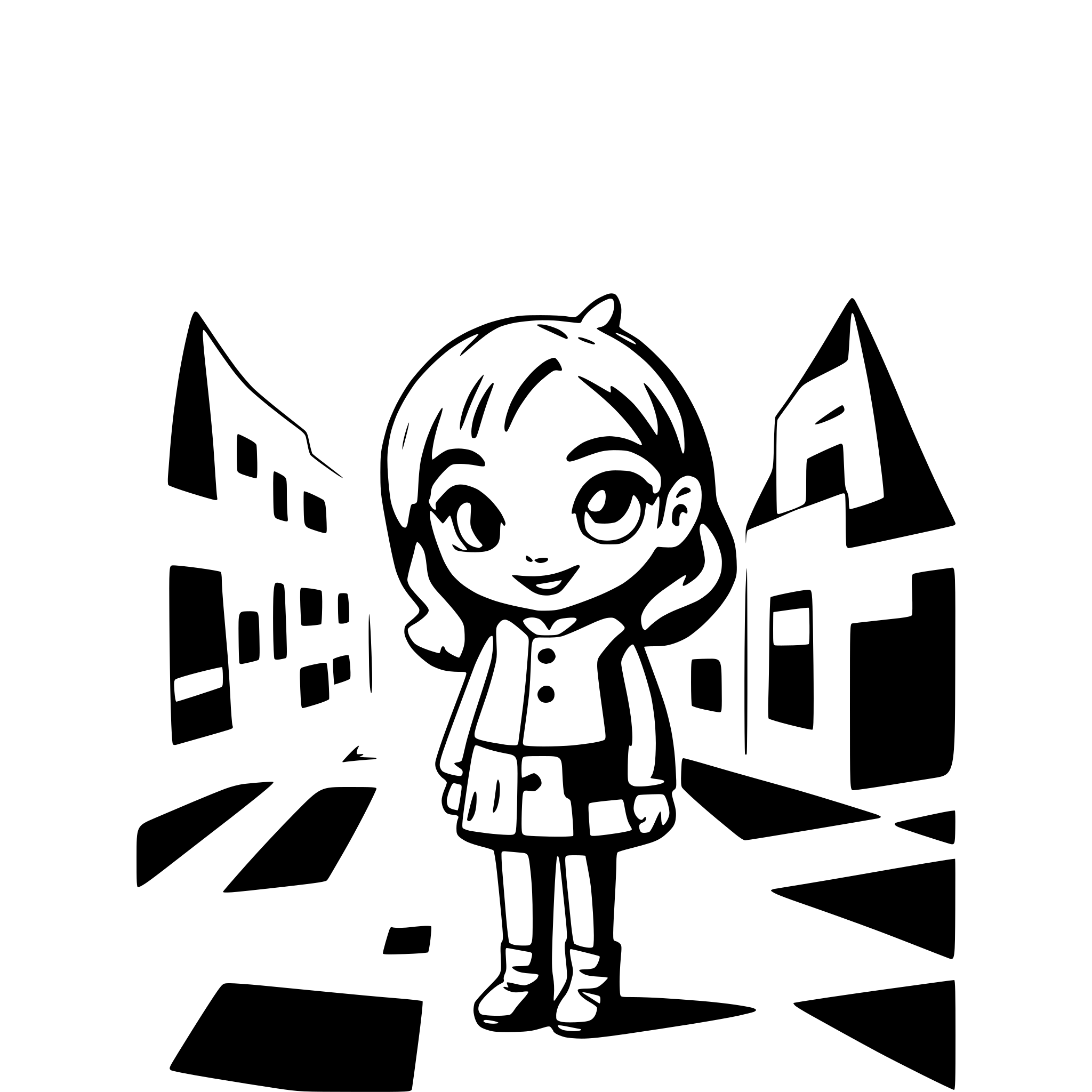 AI-generated SVG of a write 6