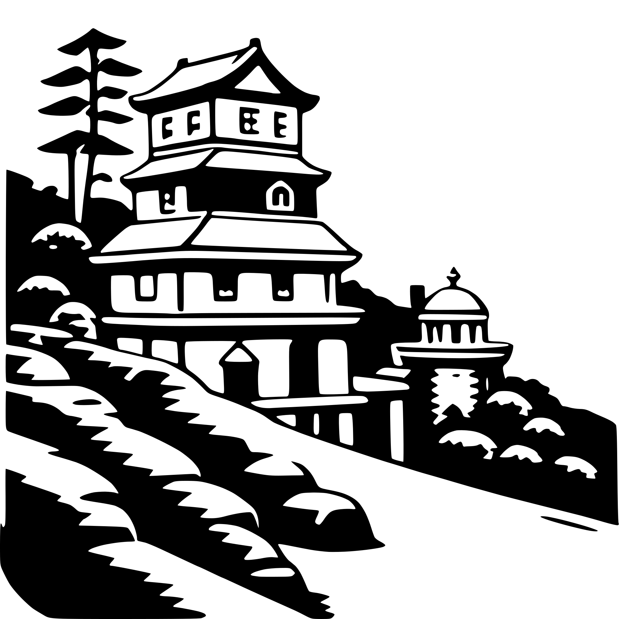 AI-generated SVG of 'kiyomizu-dera'