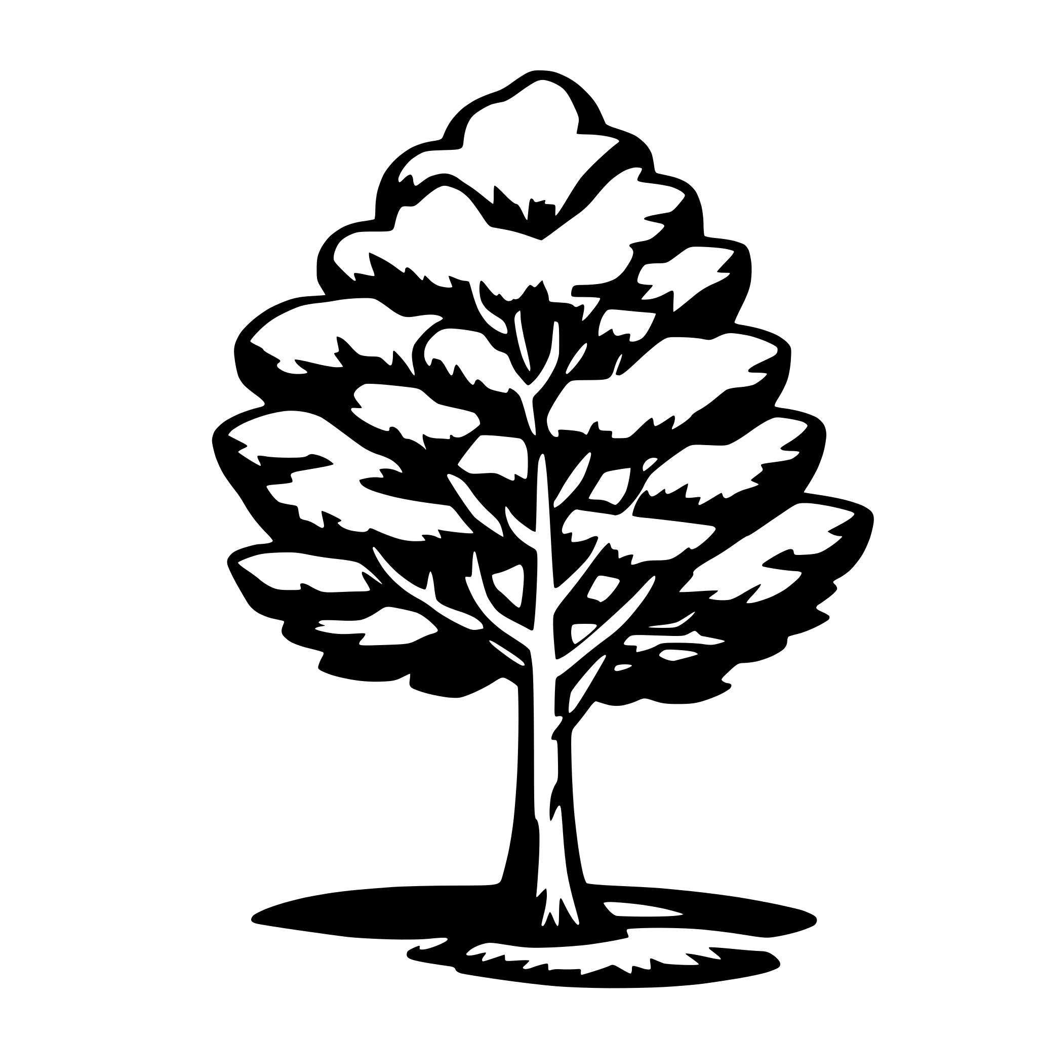AI-generated SVG of a Tree