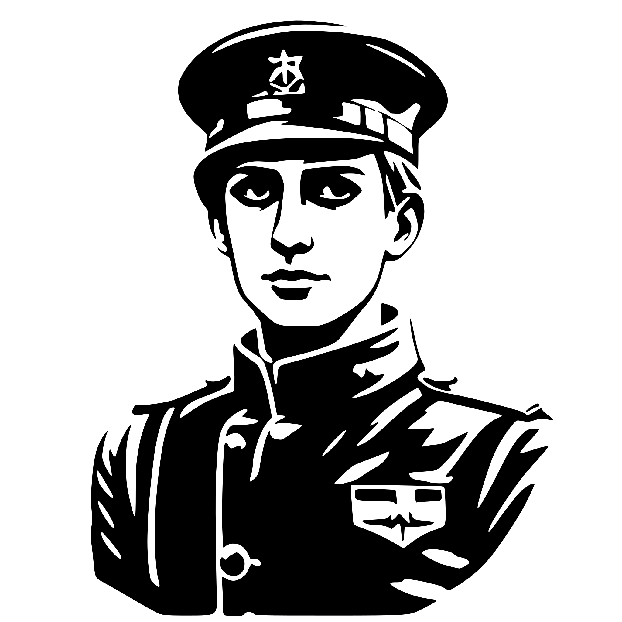 AI-generated SVG of a world war 1 soldier