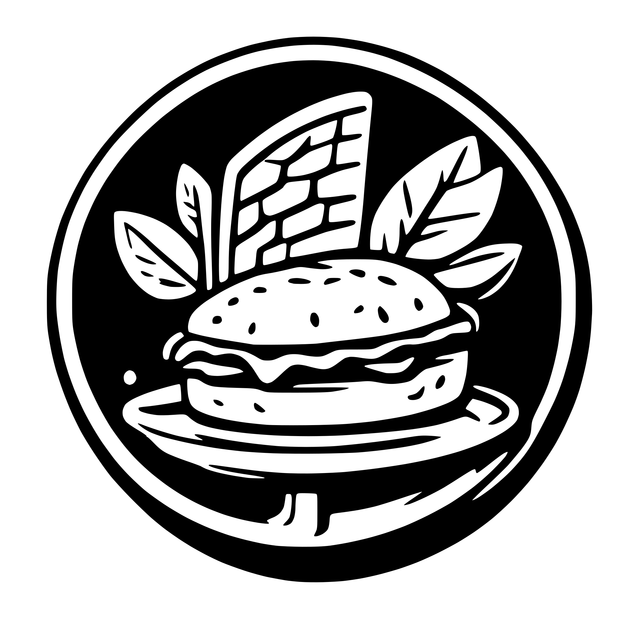 AI-generated SVG of a burgers and wings
