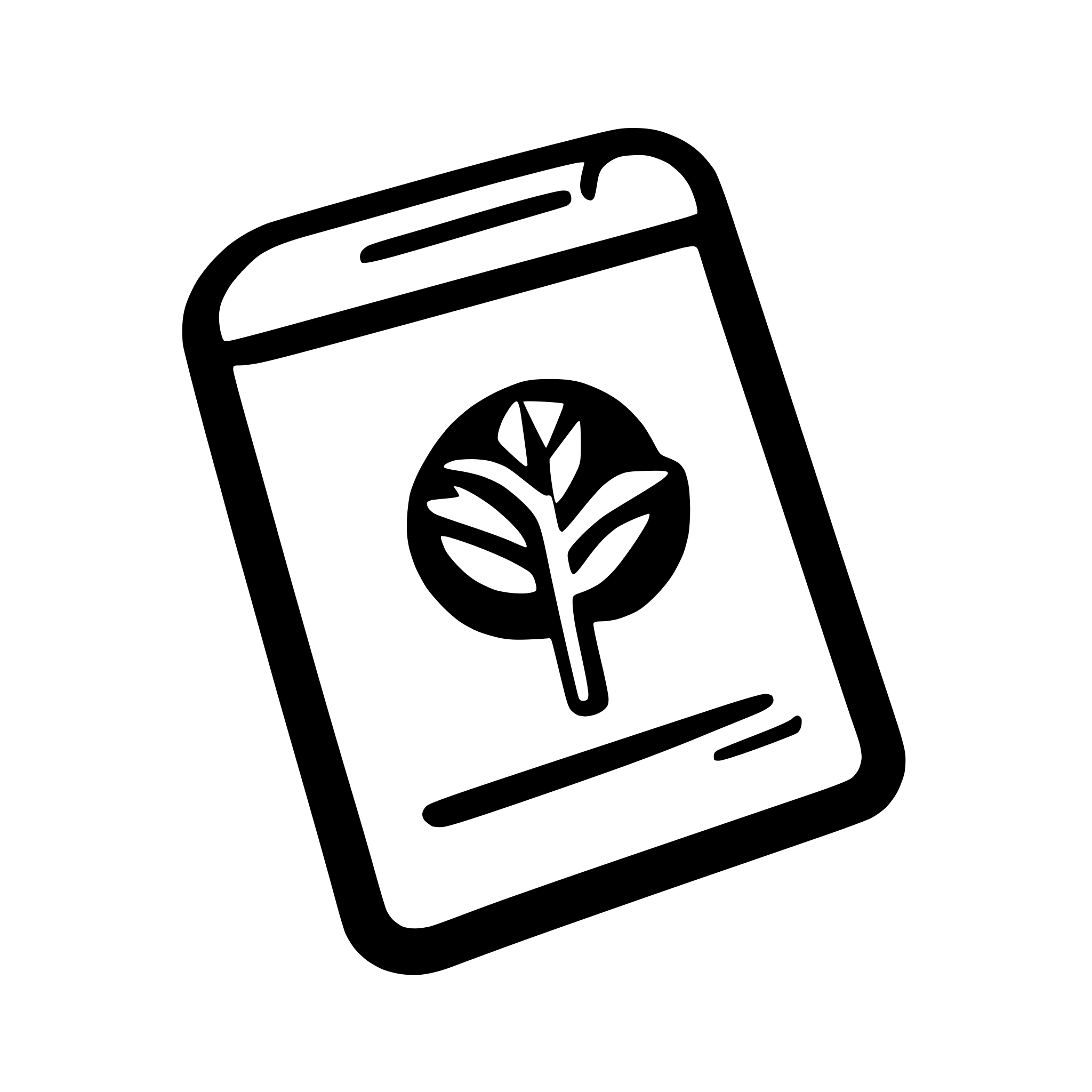 AI-generated SVG of a a simple rectangular invitation icon