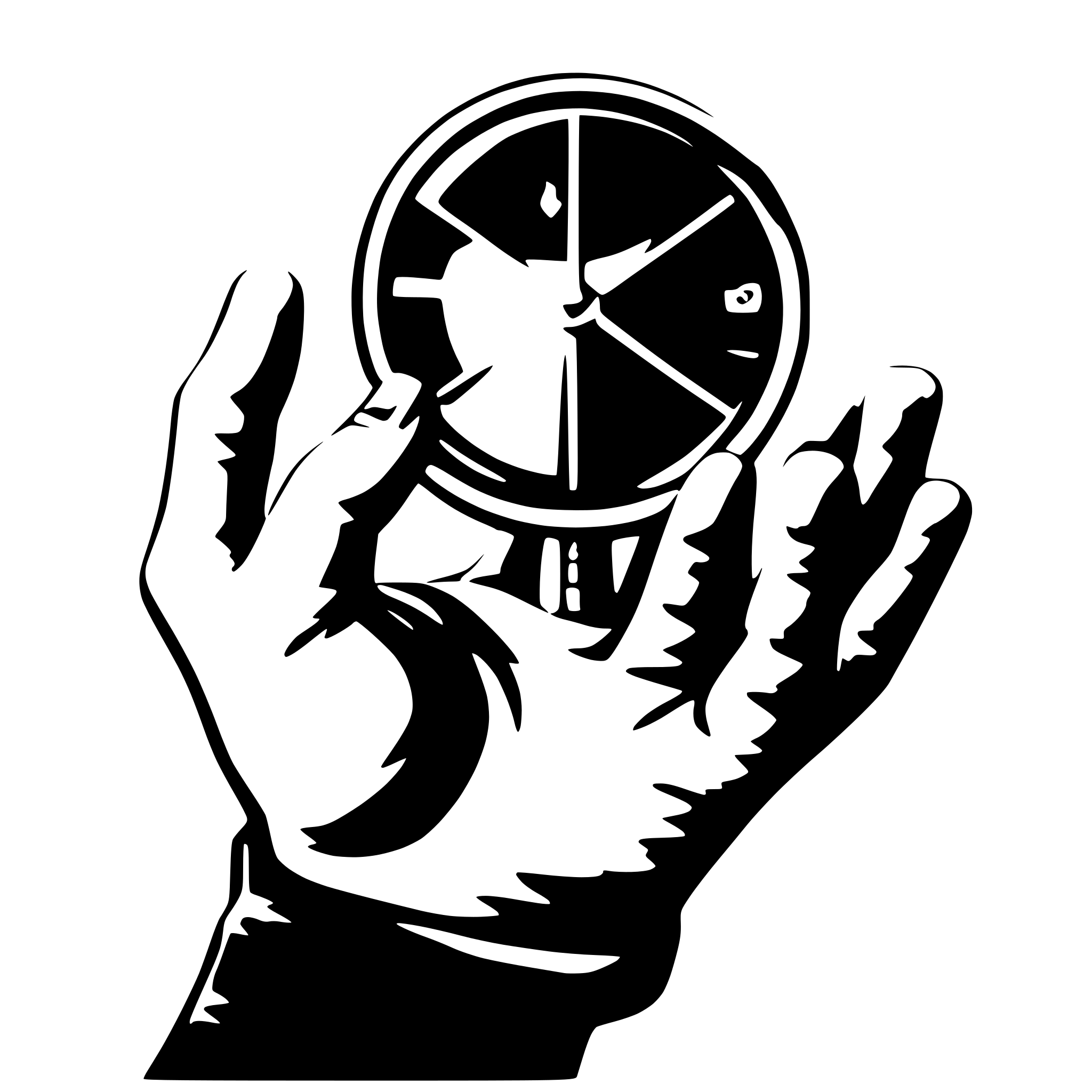 AI-generated SVG of a person holding a magnifaction