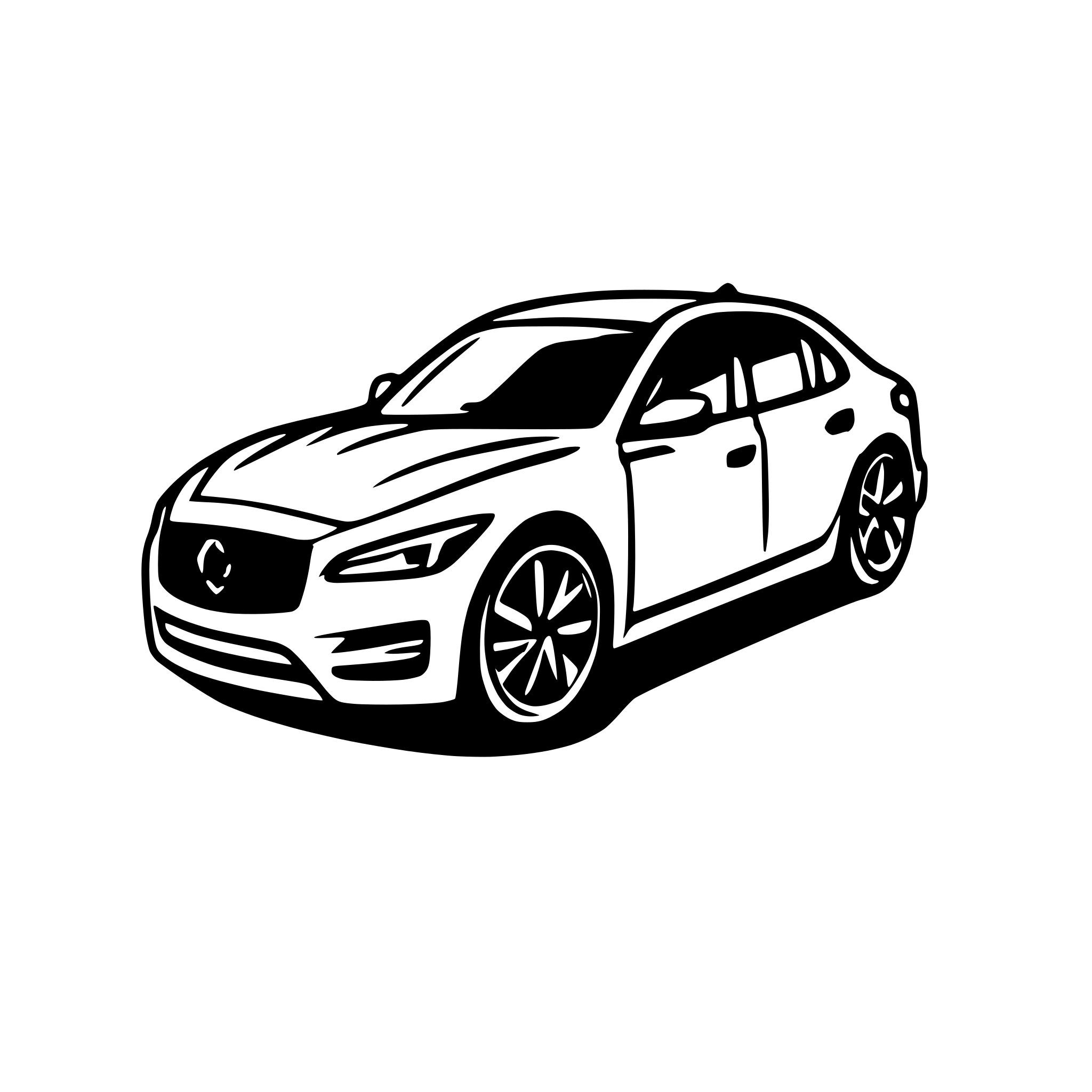 AI-generated SVG of a Infiniti Q50