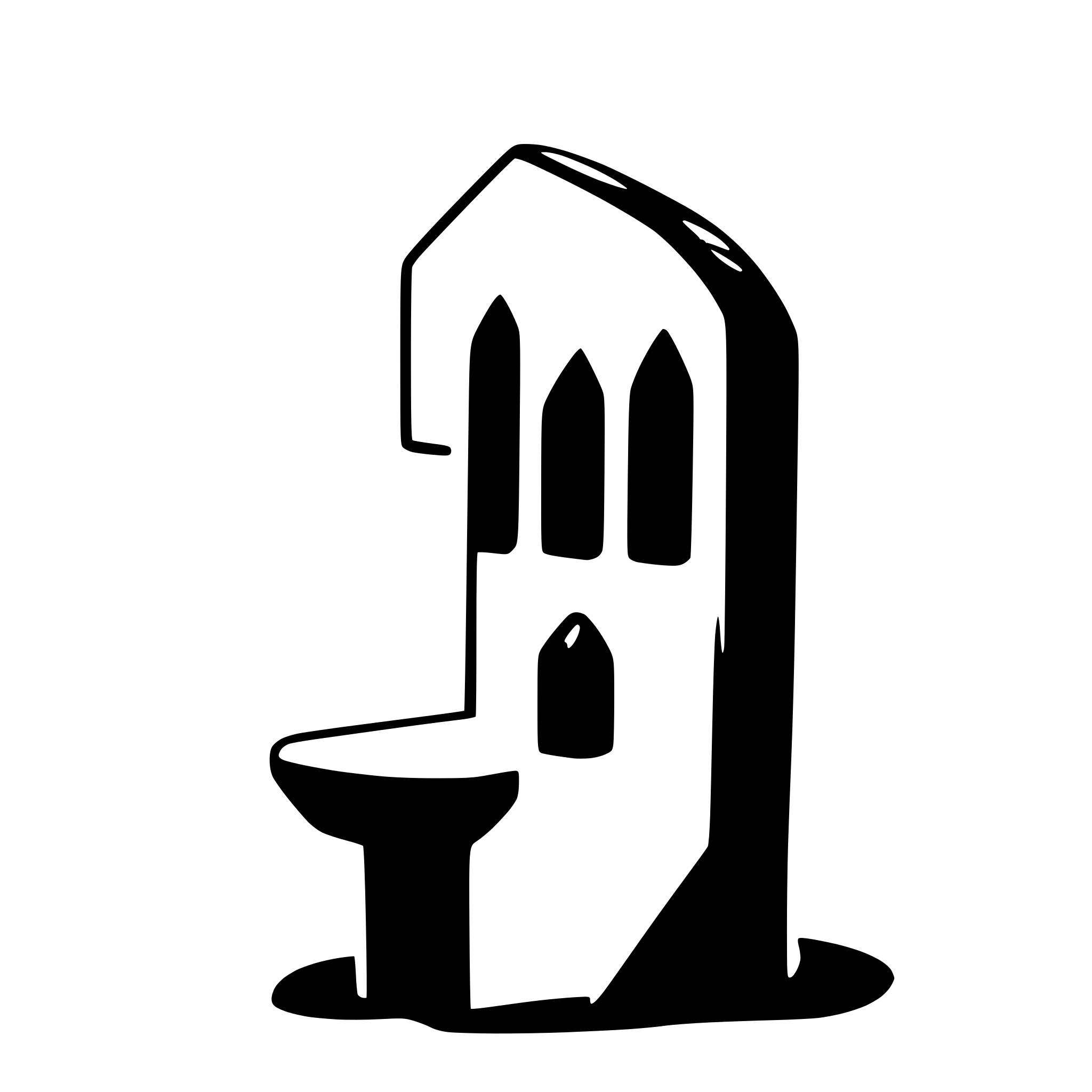 AI-generated SVG of a U