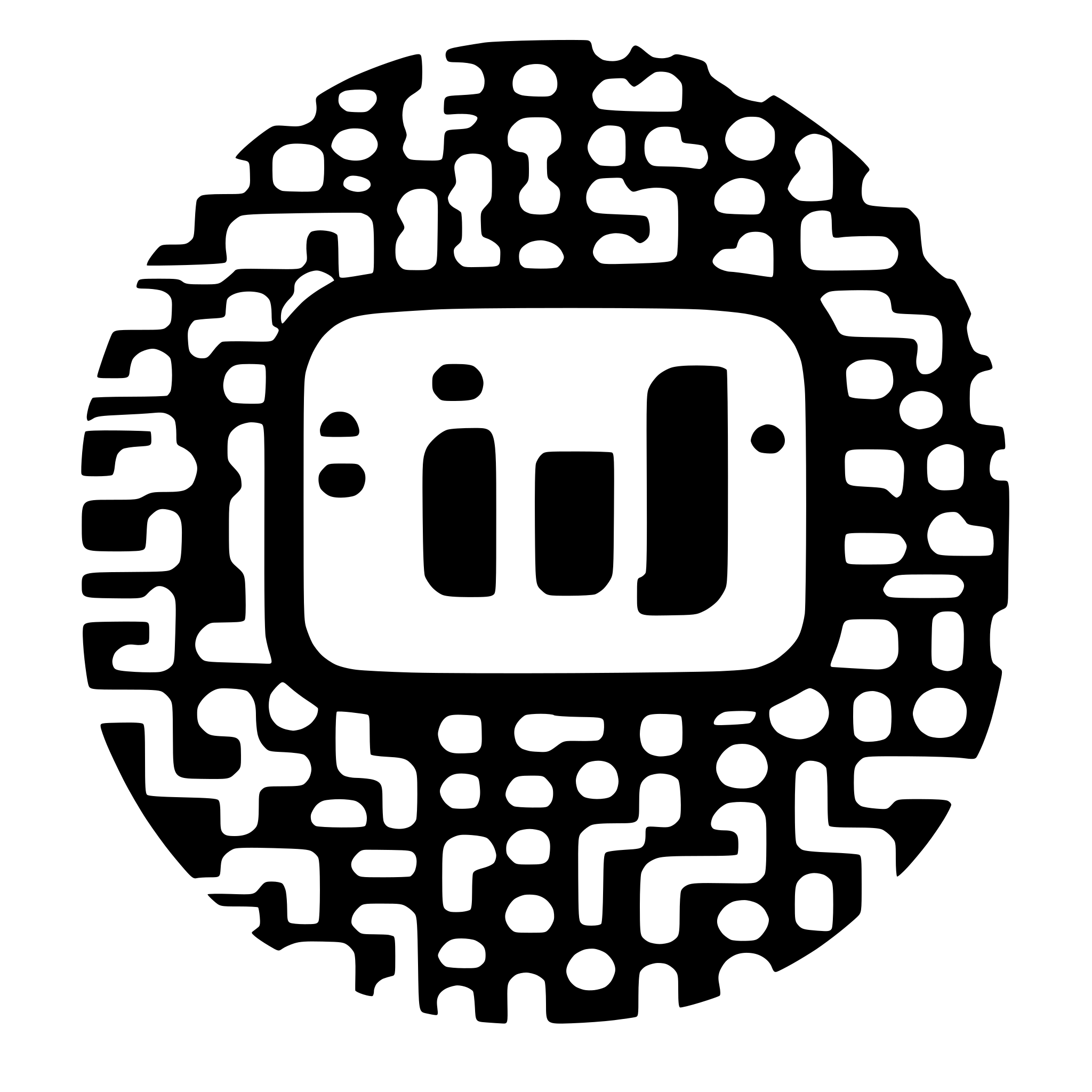 AI-generated SVG of a youtube logo with fun pattern