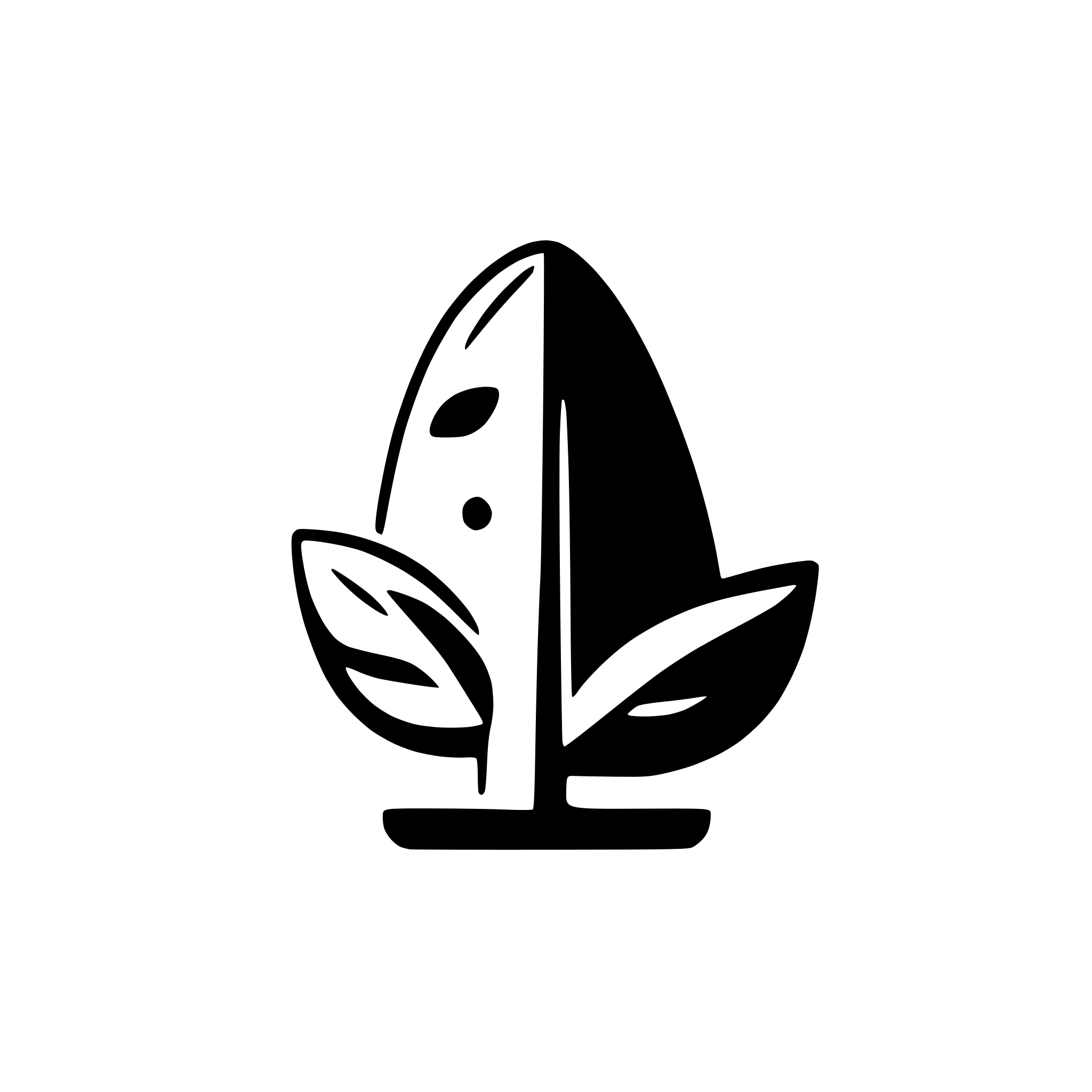 AI-generated SVG of a make an icone with thrush for a comany called AB environnement