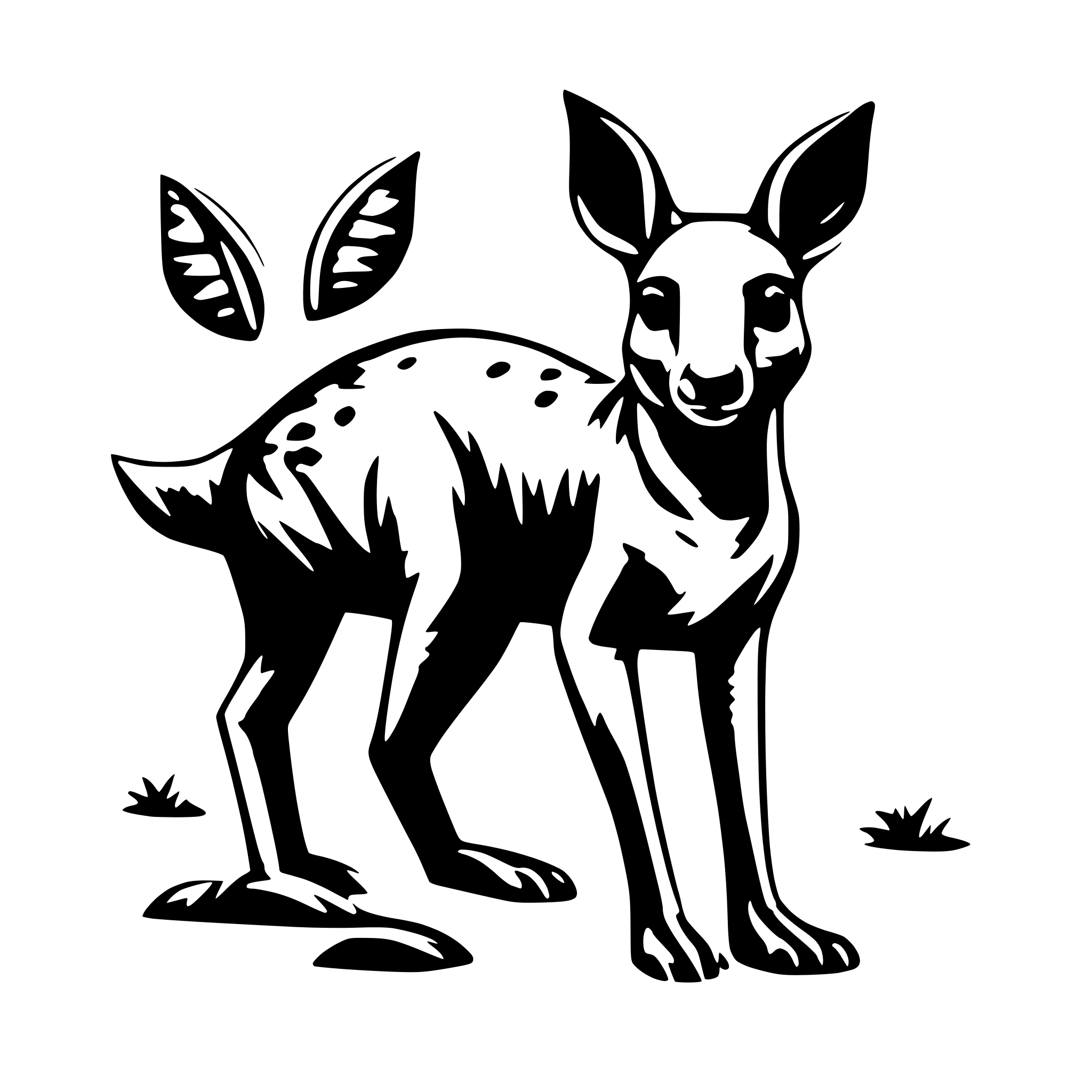 AI-generated SVG of a Australian Animals gone wild