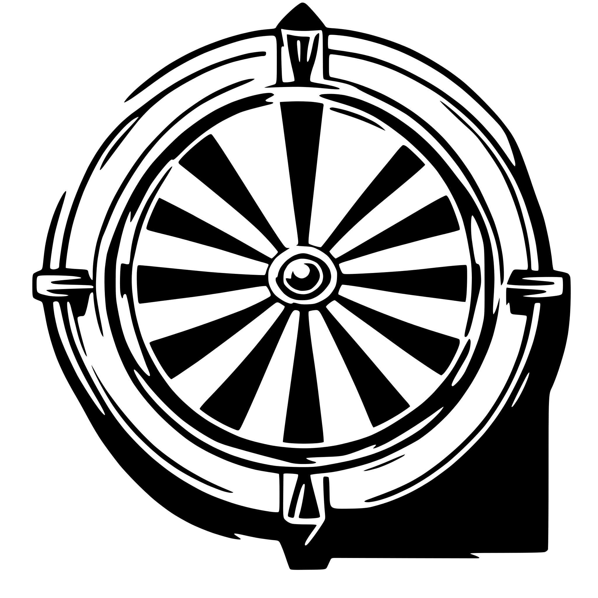 AI-generated SVG of a MP dartboard