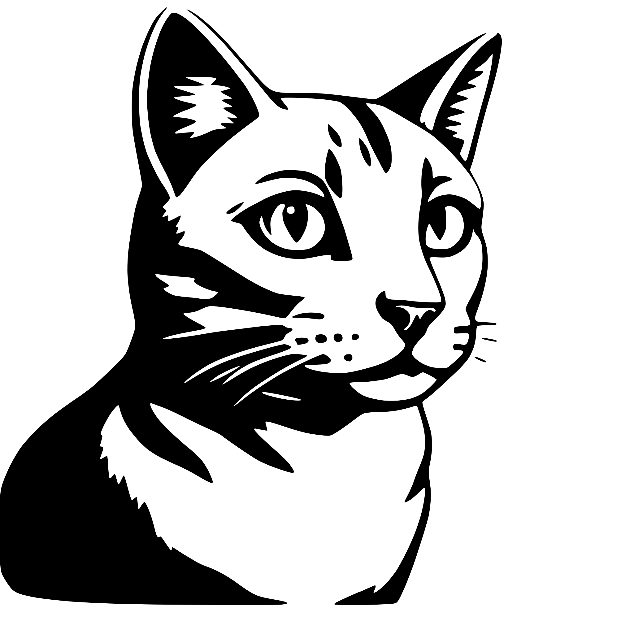 AI-generated SVG of 'cat'