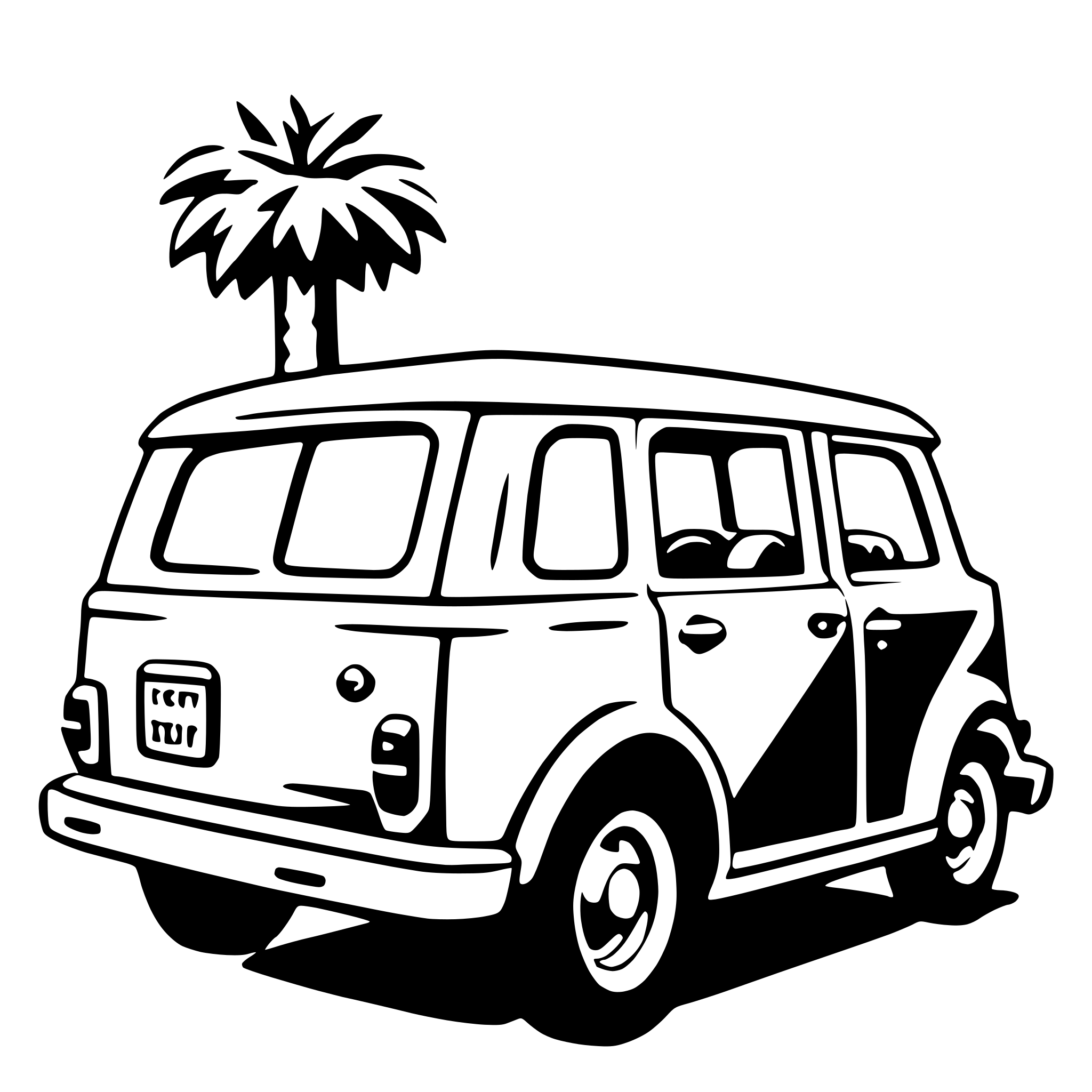AI-generated SVG of a station wagon