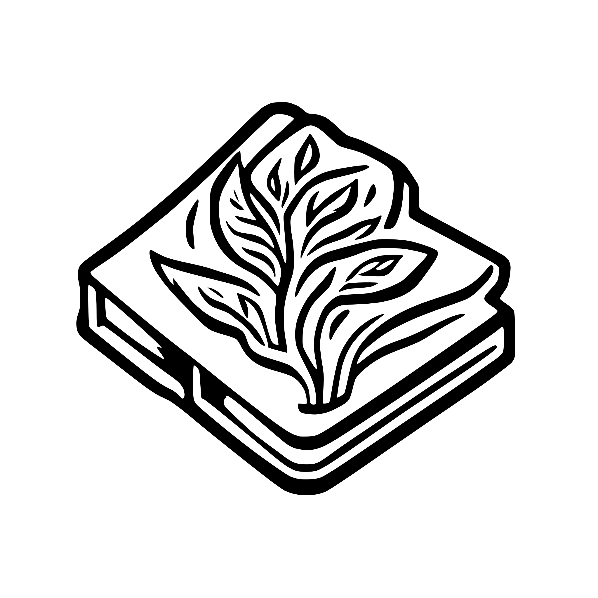 AI-generated SVG of a book