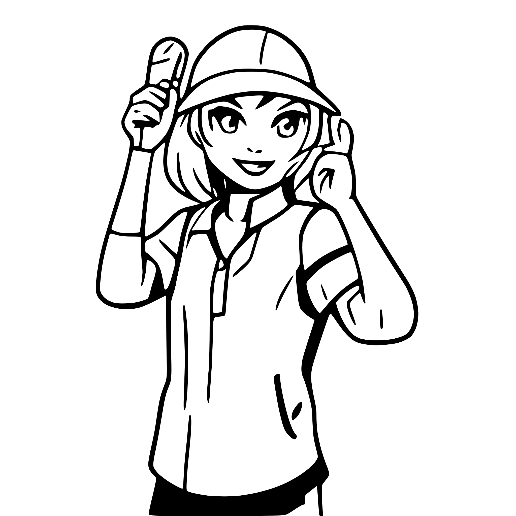 AI-generated SVG of a golf player