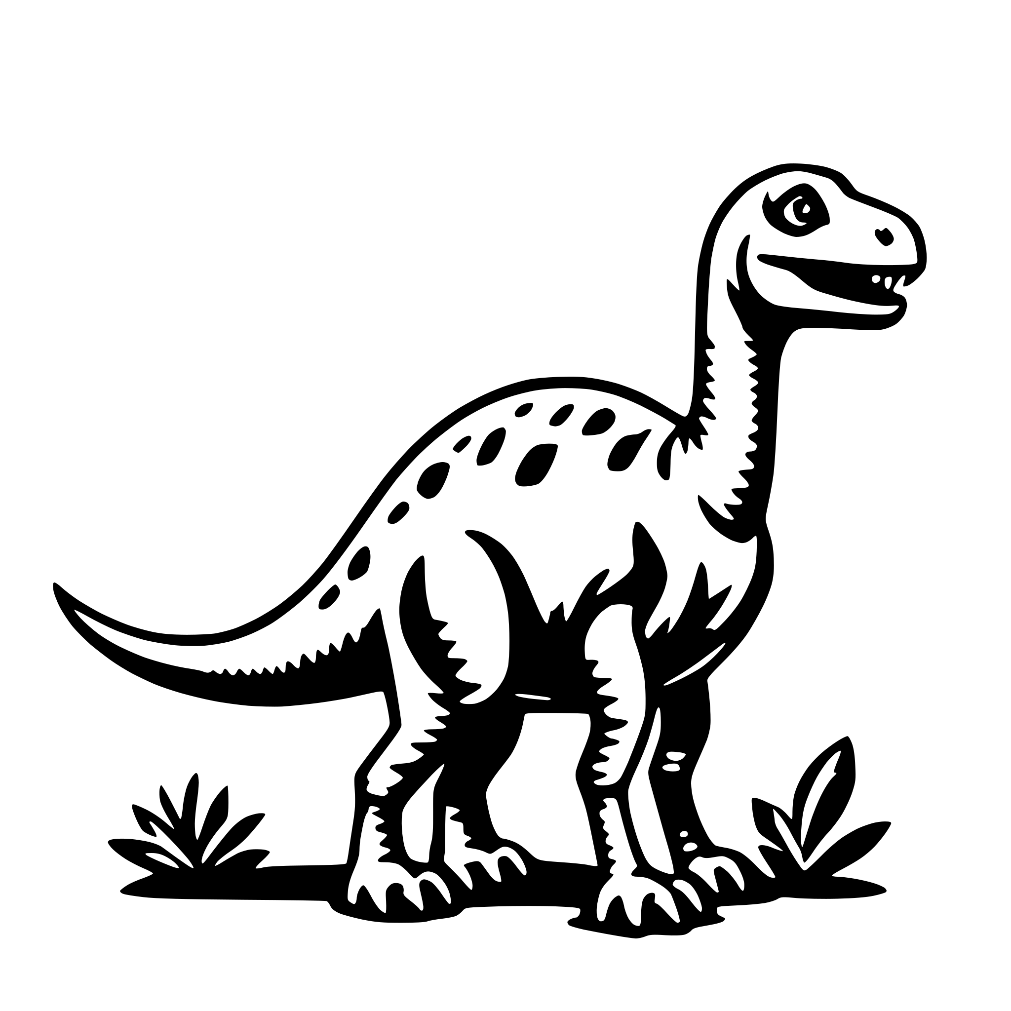 AI-generated SVG of 'dinosaurs'