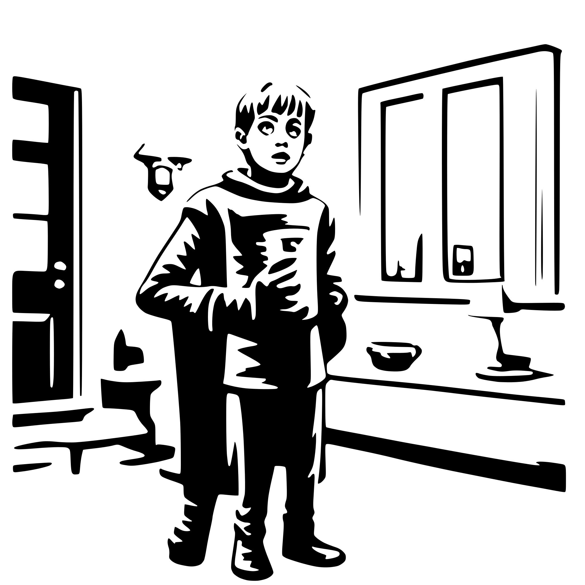 AI-generated SVG of a home alone