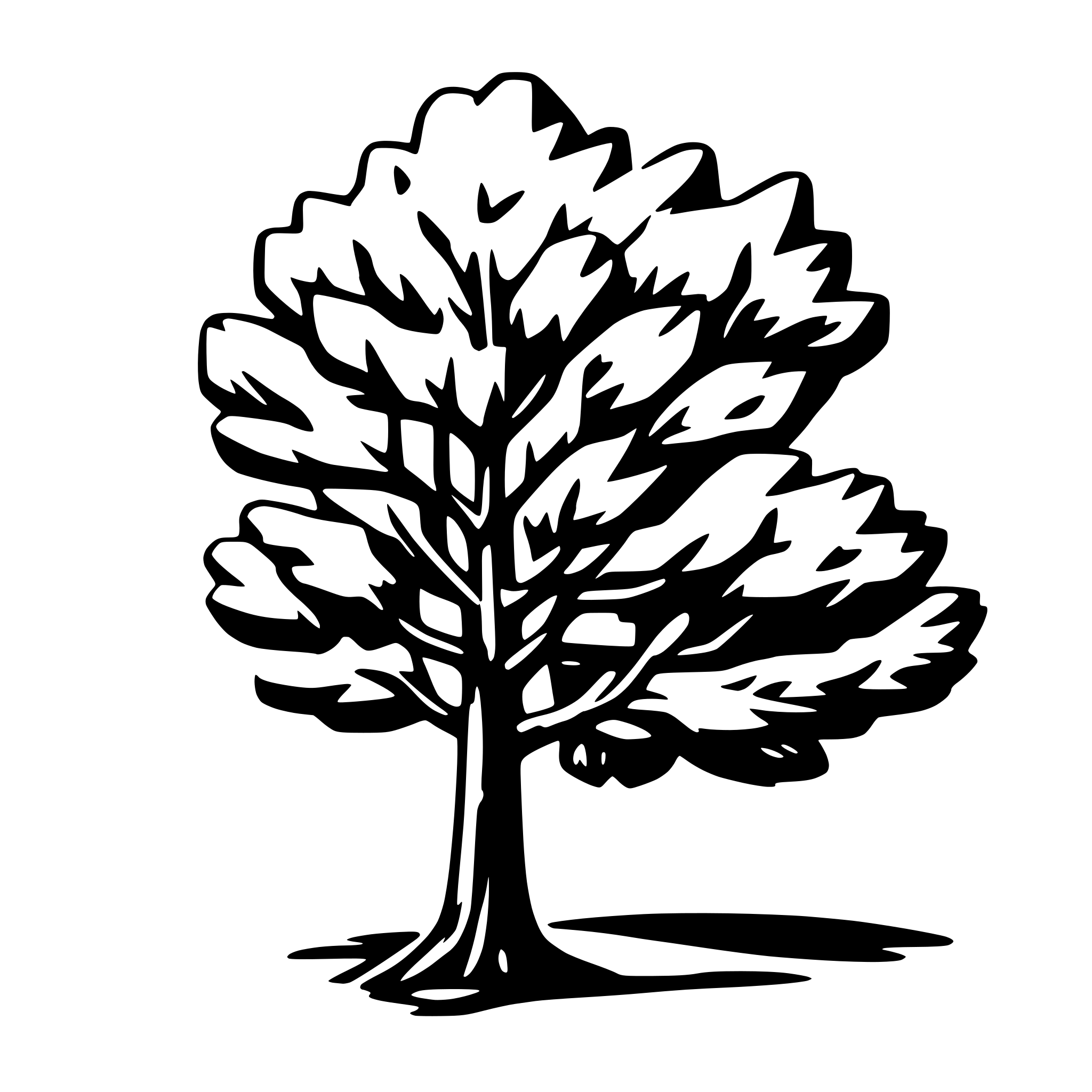 AI-generated SVG of 'baum'