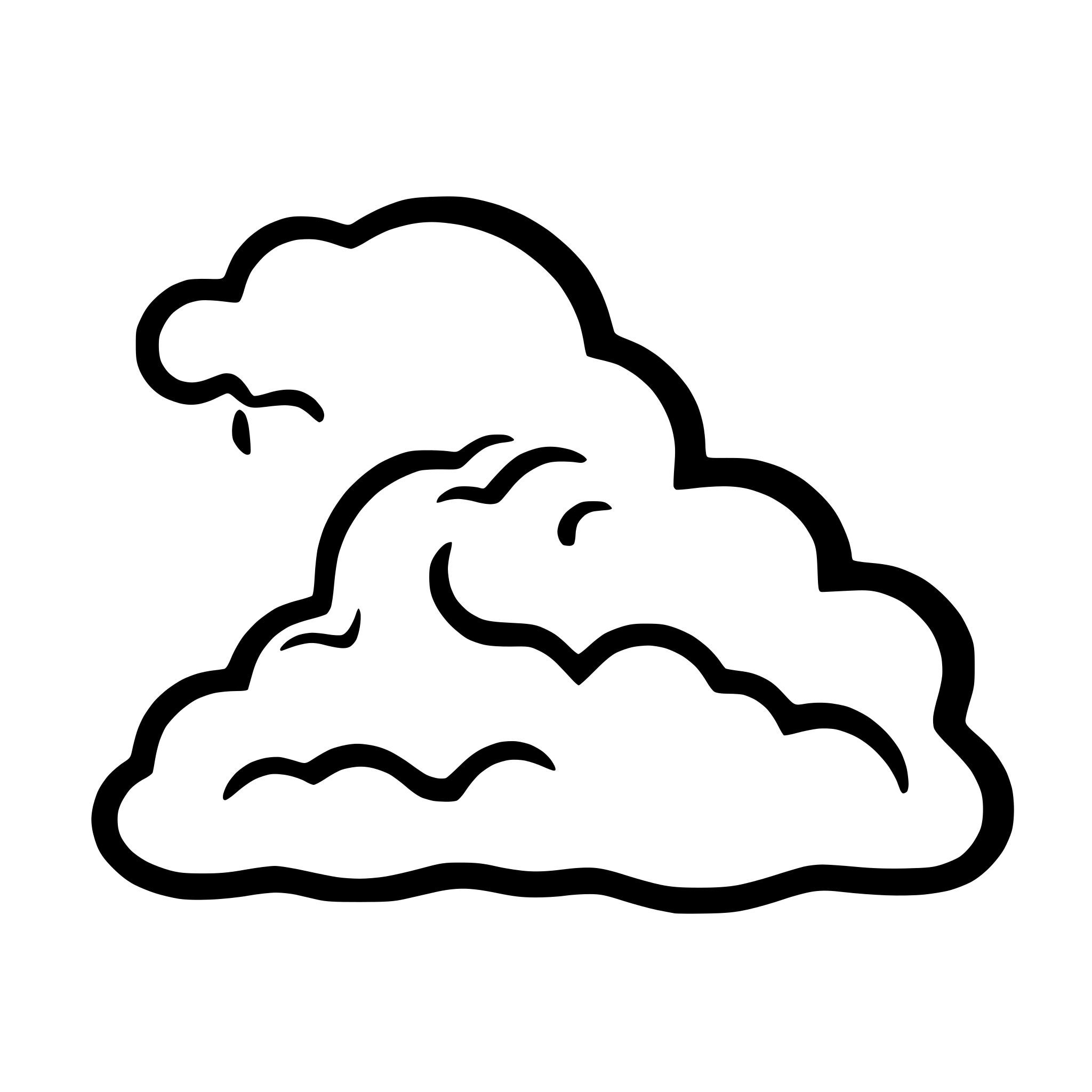 AI-generated SVG of 'big cloud'
