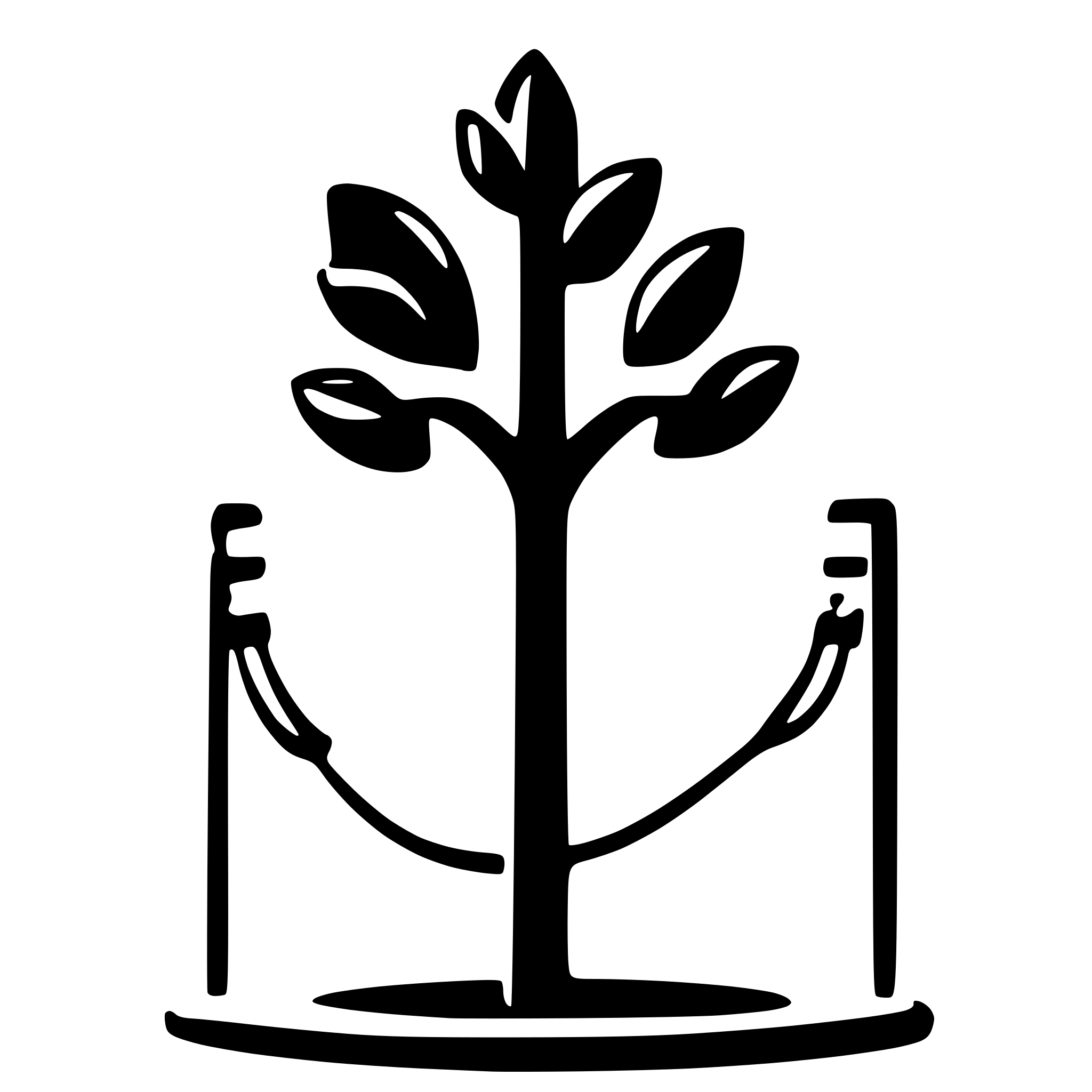 AI-generated SVG of a IT campaign logo in the form of a tree with wires instead of roots