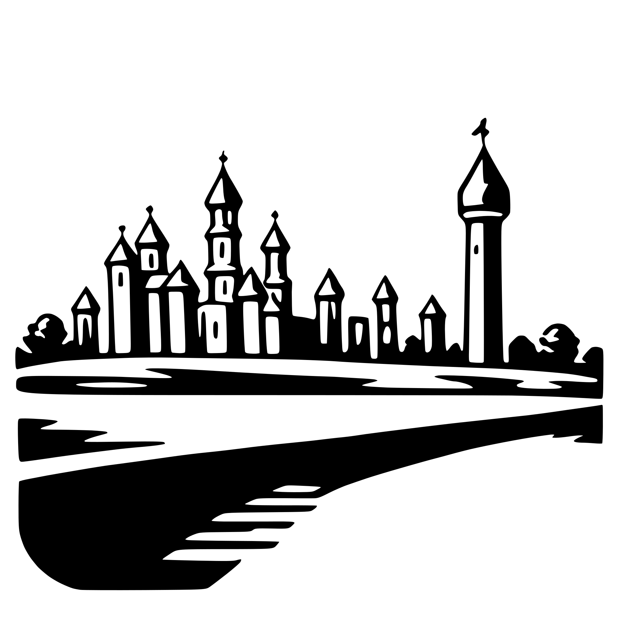 AI-generated SVG of 'romantic skyline'