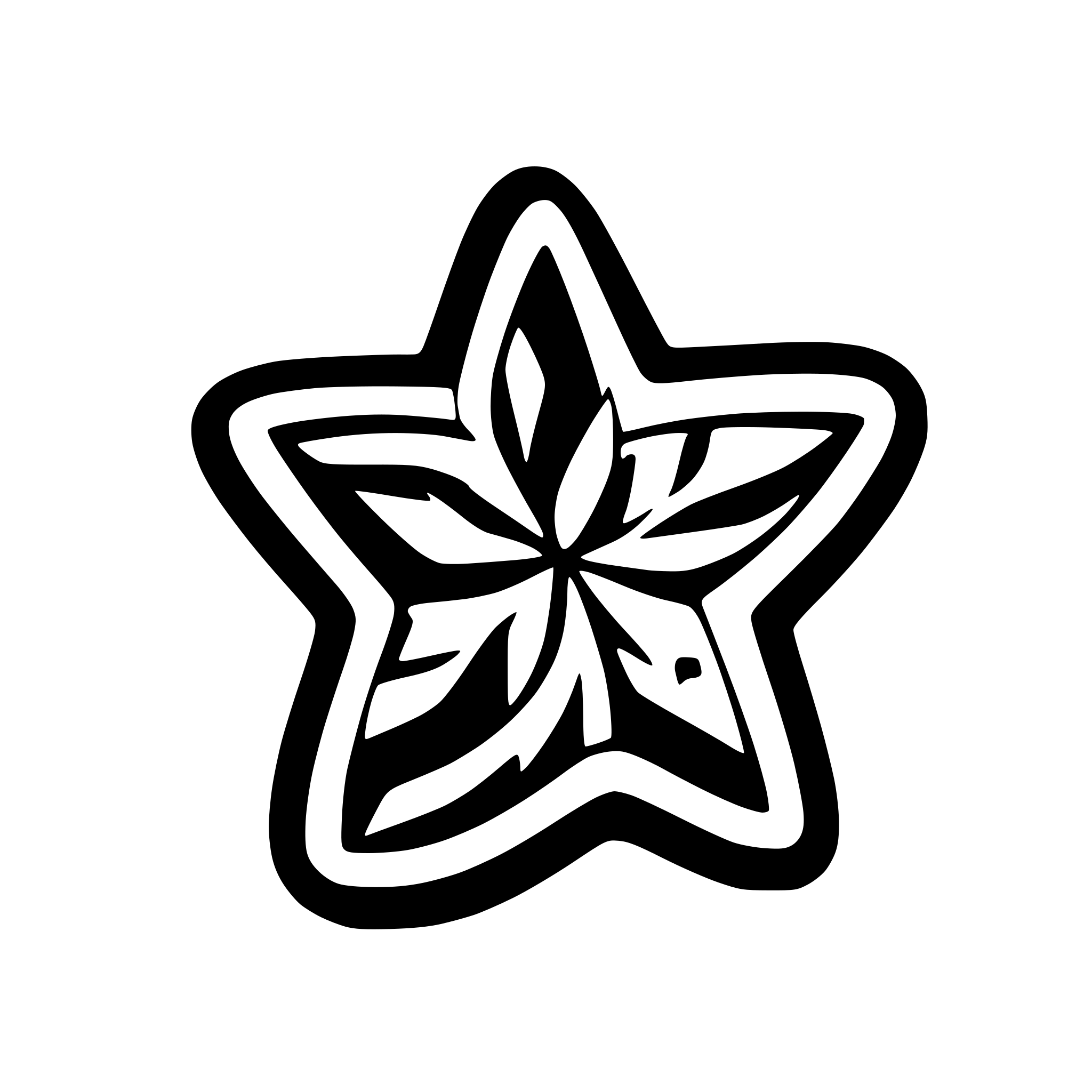 AI-generated SVG of a star