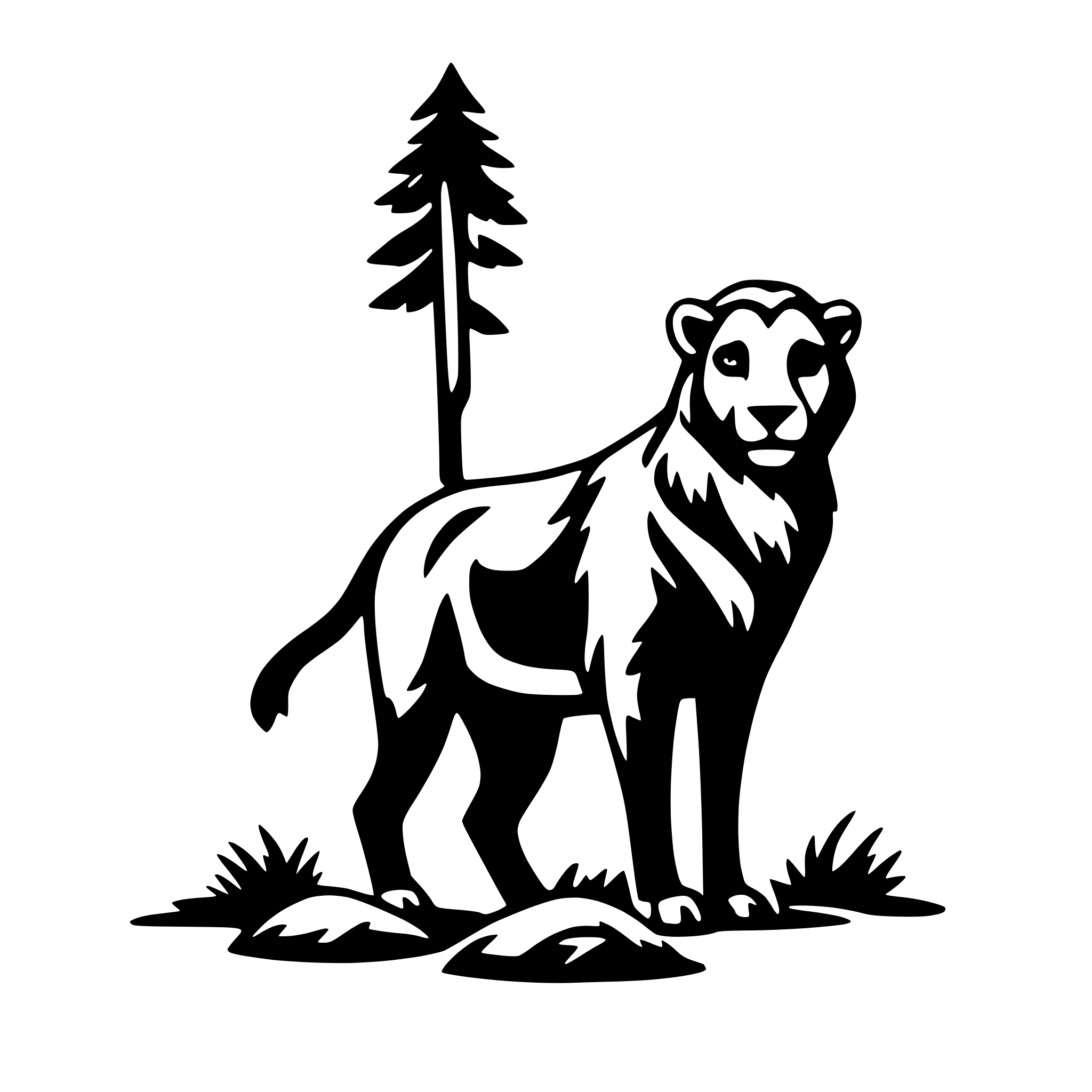 AI-generated SVG of 'wildlife'