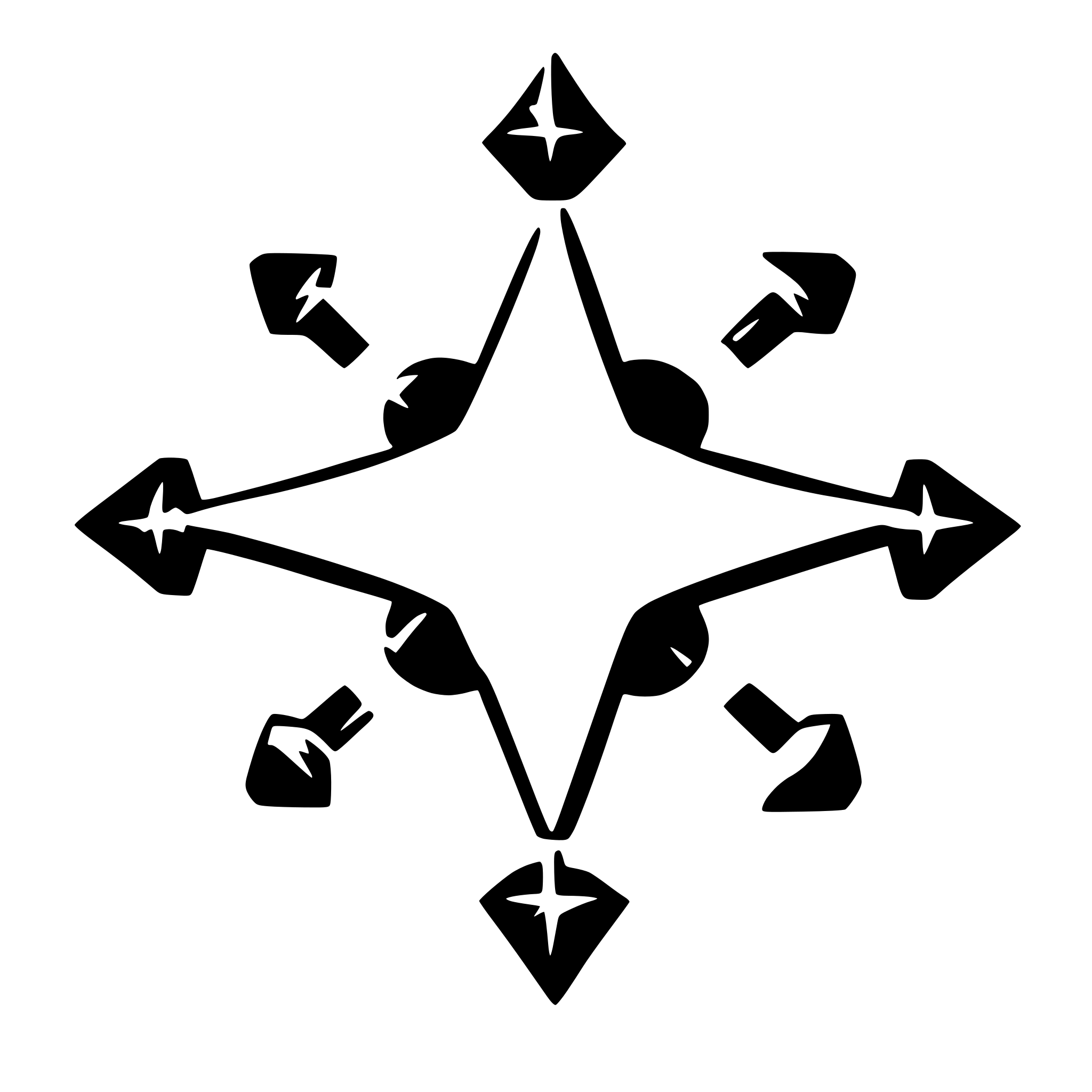 AI-generated SVG of a star network