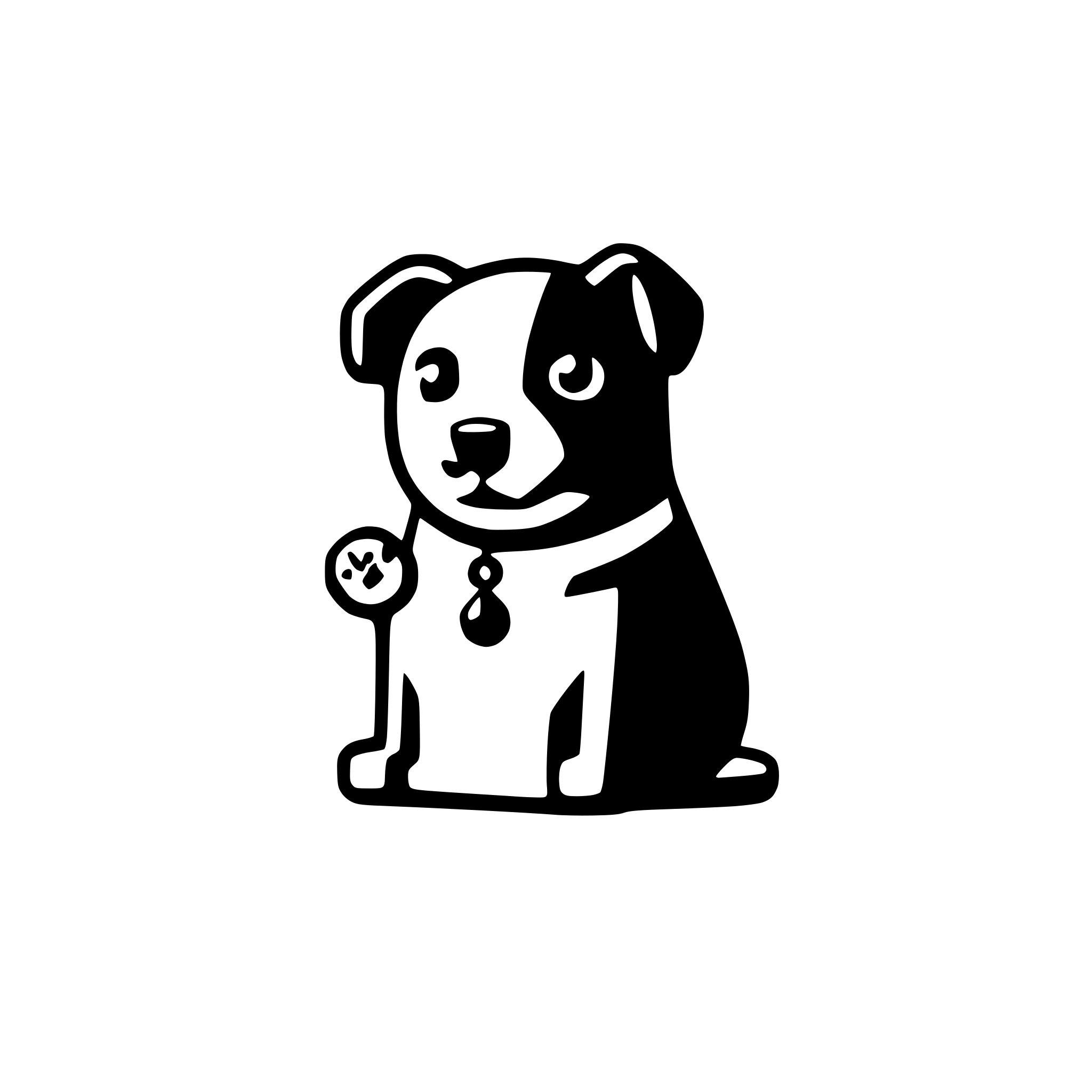 AI-generated SVG of 'pets, consulting, psychology'